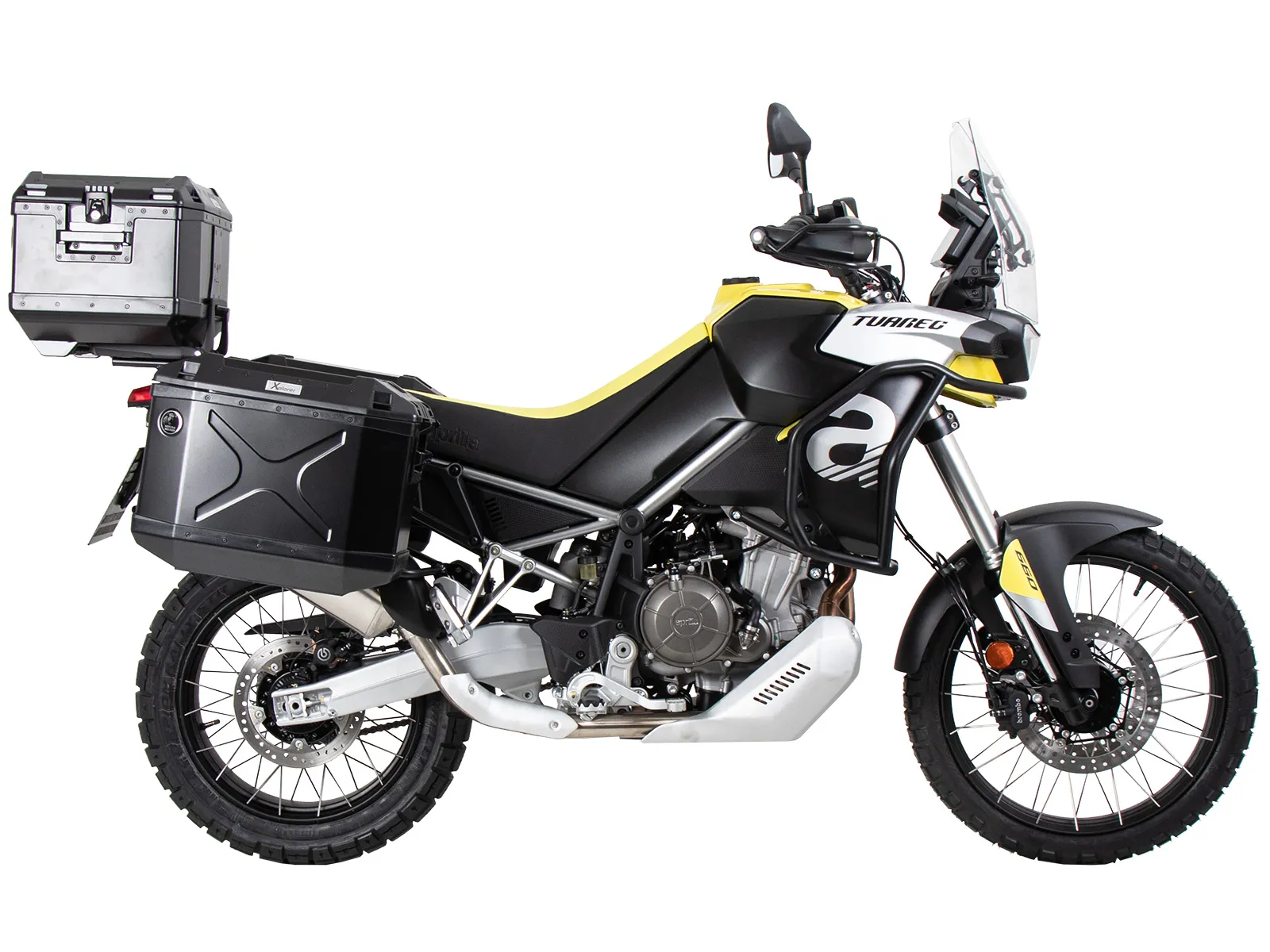Alurack top case carrier black for Aprilia Tuareg 660 (2022-2024)