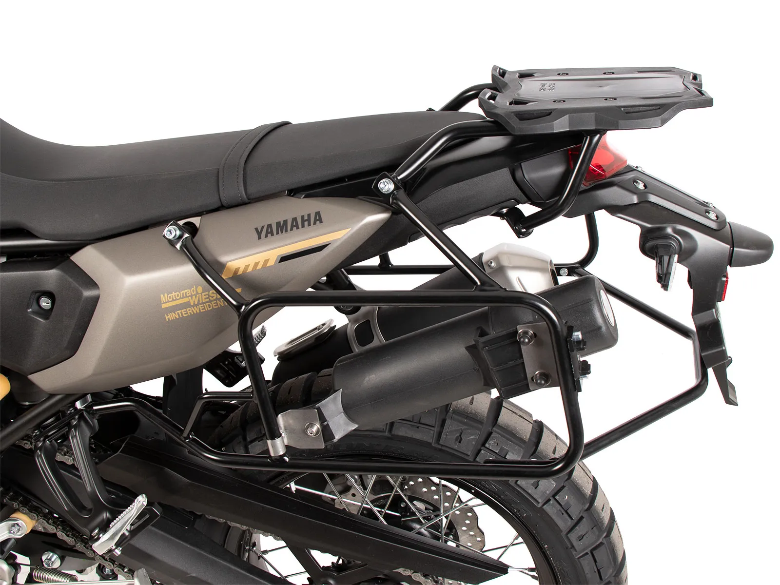 Side case carrier fixed black for Yamaha T√©n√©r√© 700 (2025-)