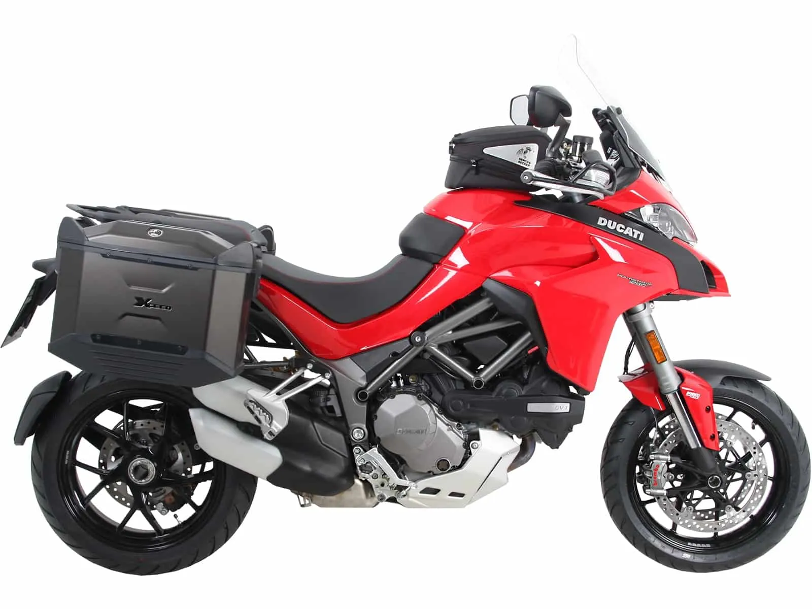 Side case carrier fixed black for Ducati Multistrada 1260/S (2018-2020)
