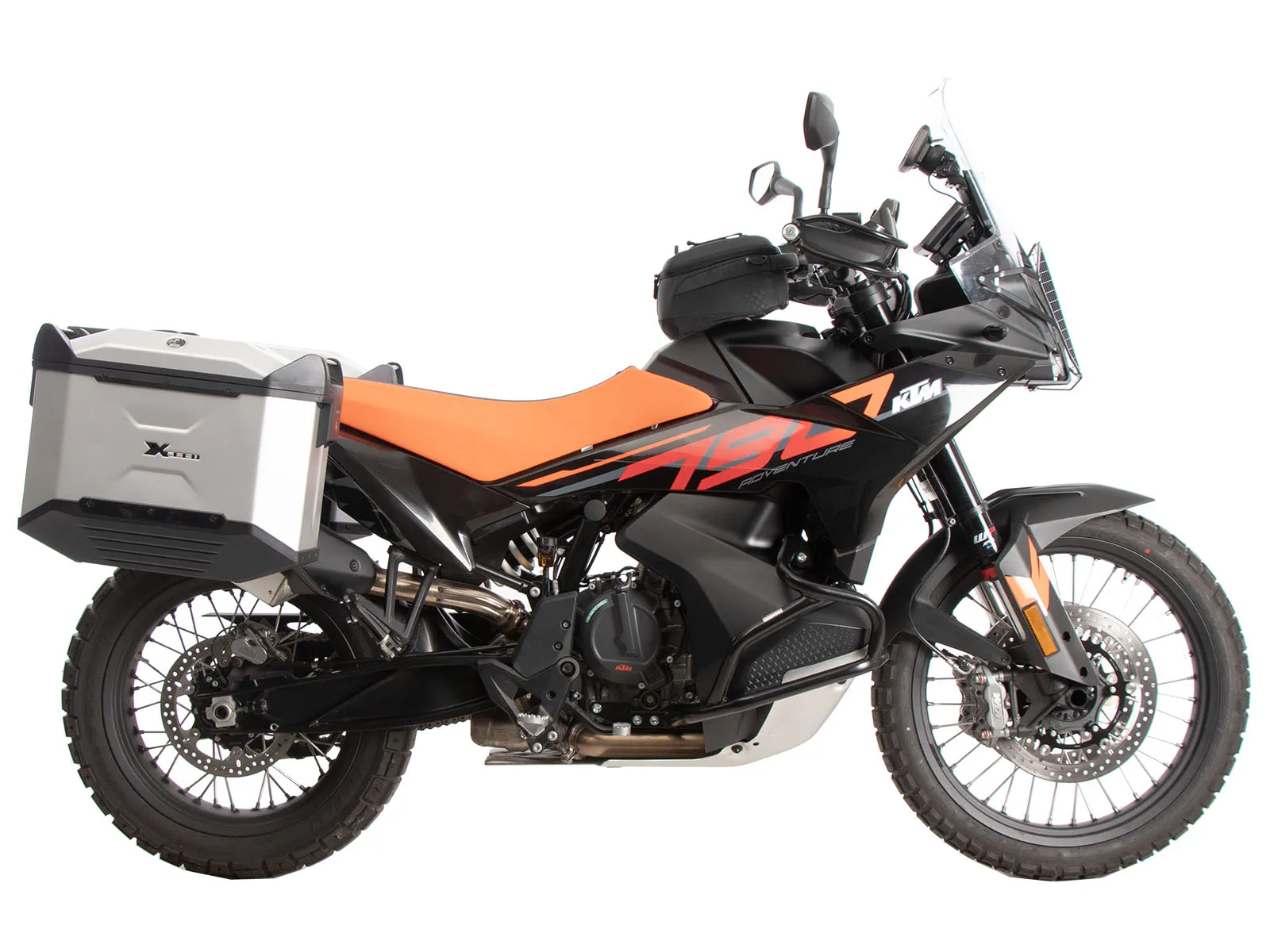 Side case carrier fixed black for KTM 790 Adventure (2024-)
