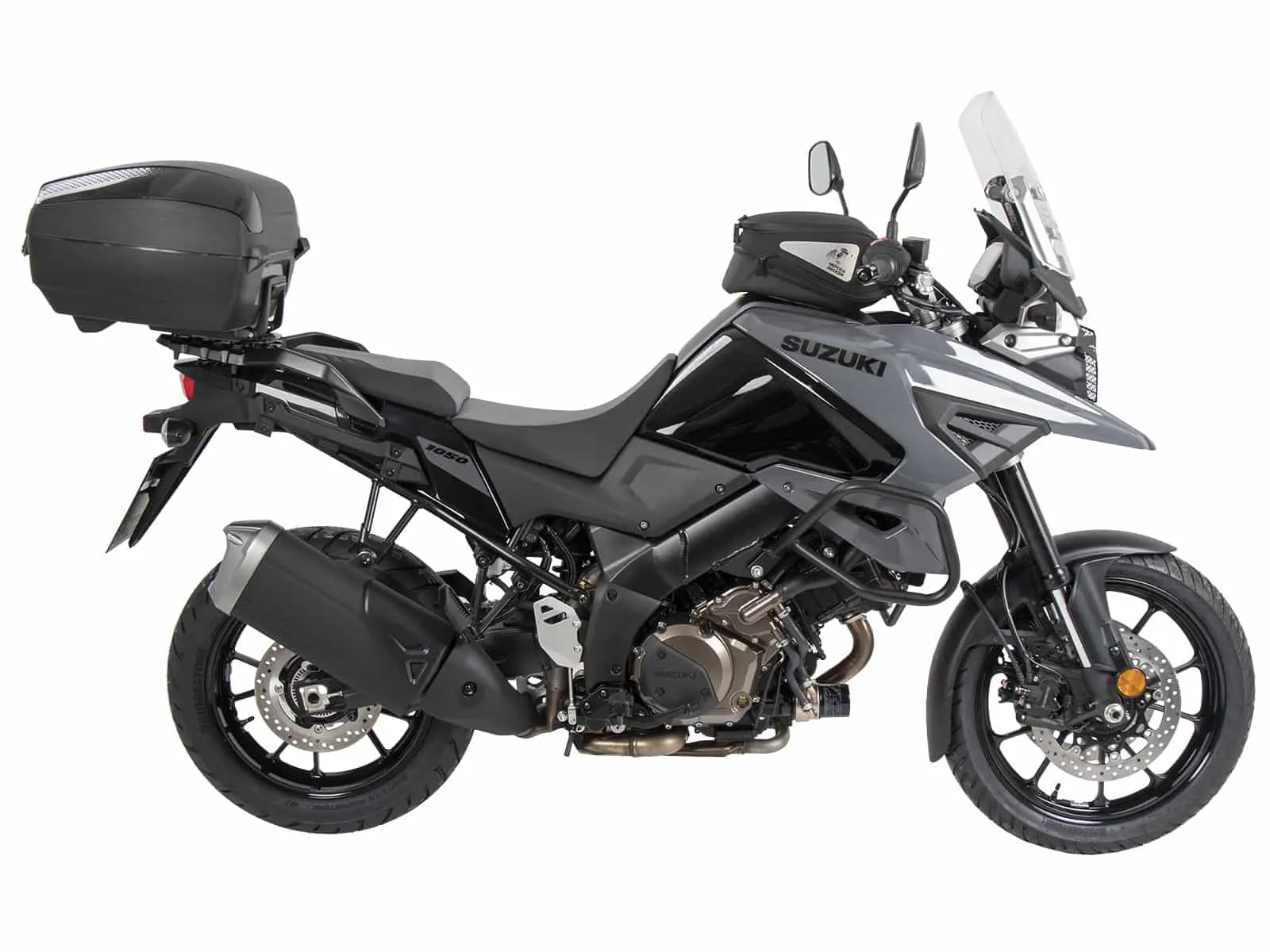 Easyrack top case carrier for combination with original luggage rack black for Suzuki V-Strom 1050 / XT (2020-2022)