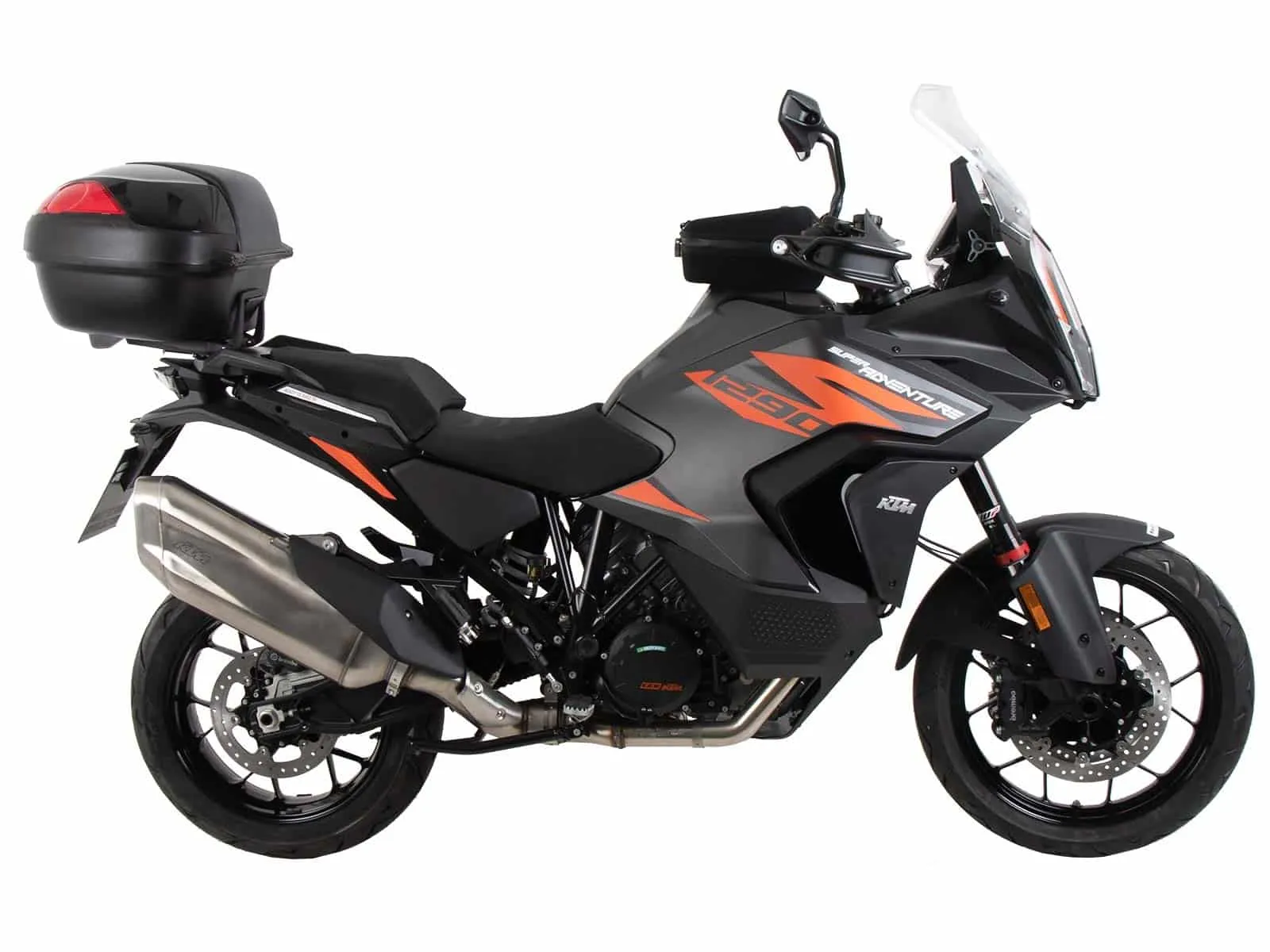 Easyrack top case carrier for combination with original bridge black for KTM 1290 Super Adventure S/R (2021-2024)