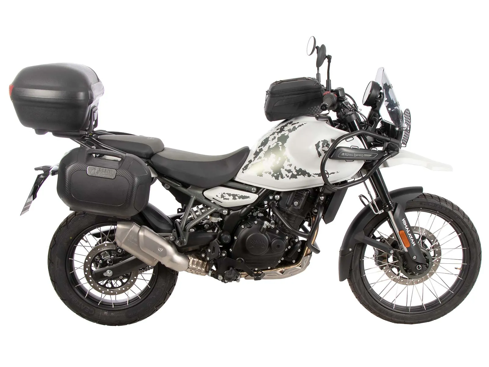 Easyrack top case carrier black for combination with original luggage rack for Royal Enfiel Himalayan 450 (2024-)