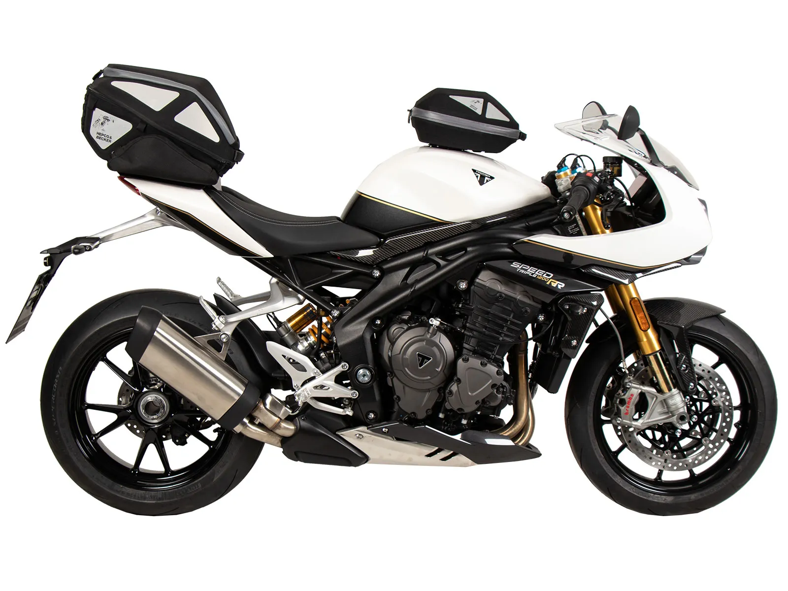 Sport rack fixed black for Triumph Speed Triple 1200 RS/RR (2021-)
