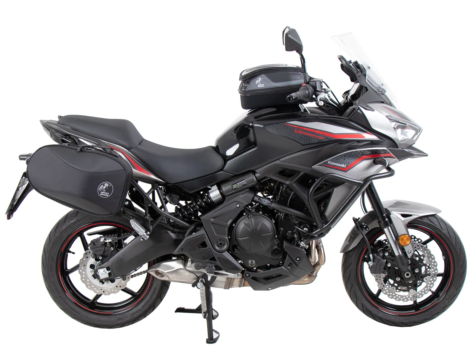 C-Bow side carrier black for Kawasaki Versys 650 (2022-)