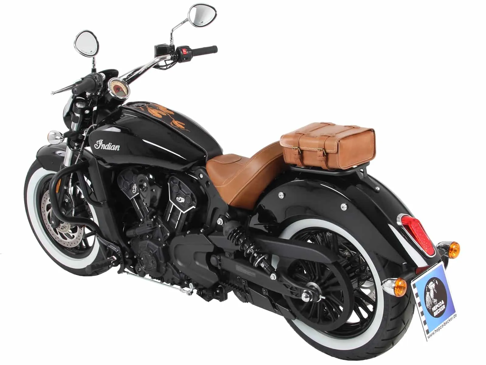 C-Bow side carrier black for Indian Scout/Sixty (2015-2024)
