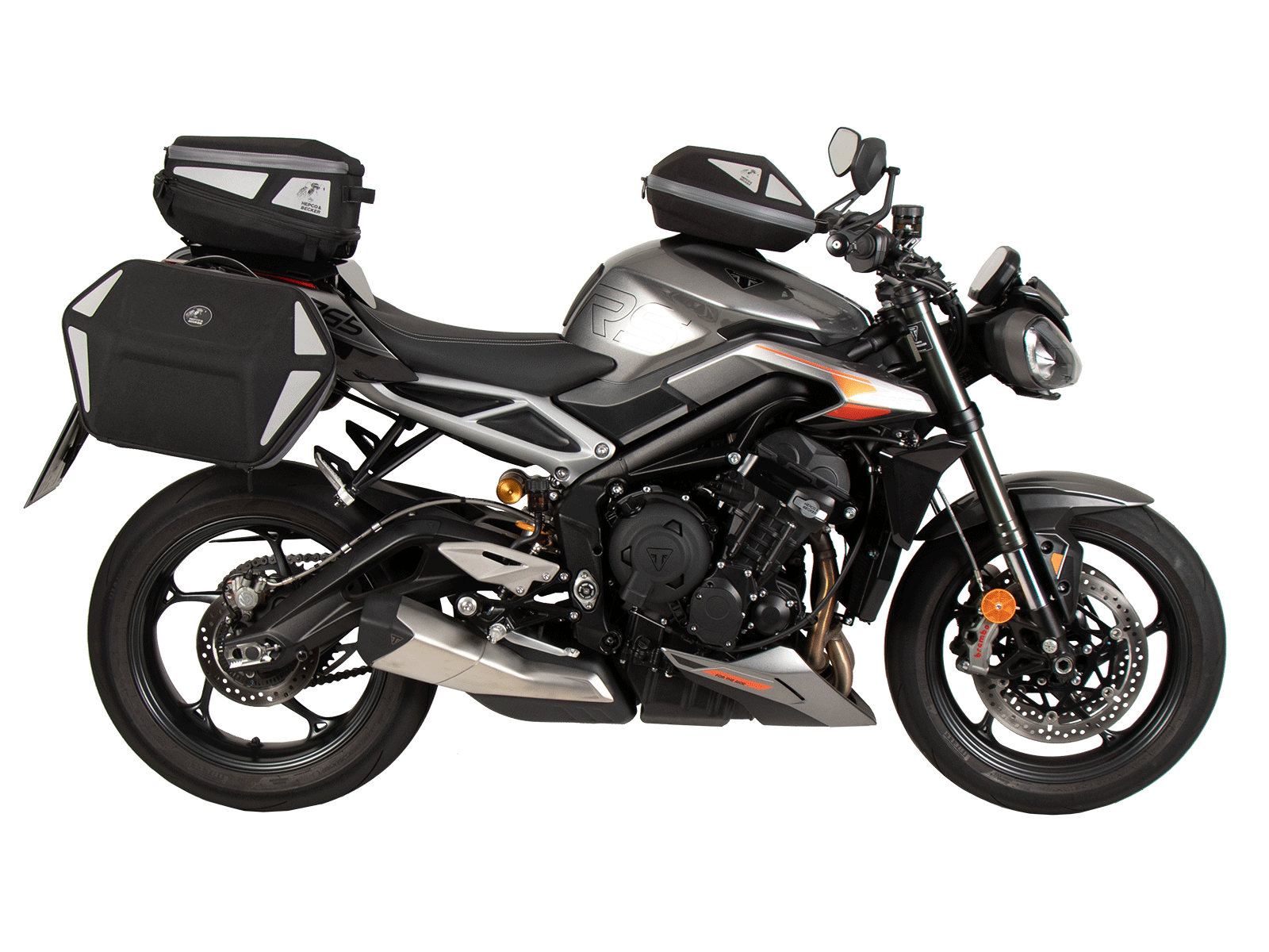 C-Bow side carrier black for Triumph Street Triple 765 S/R/RS/R Low/Moto2 (2017-)