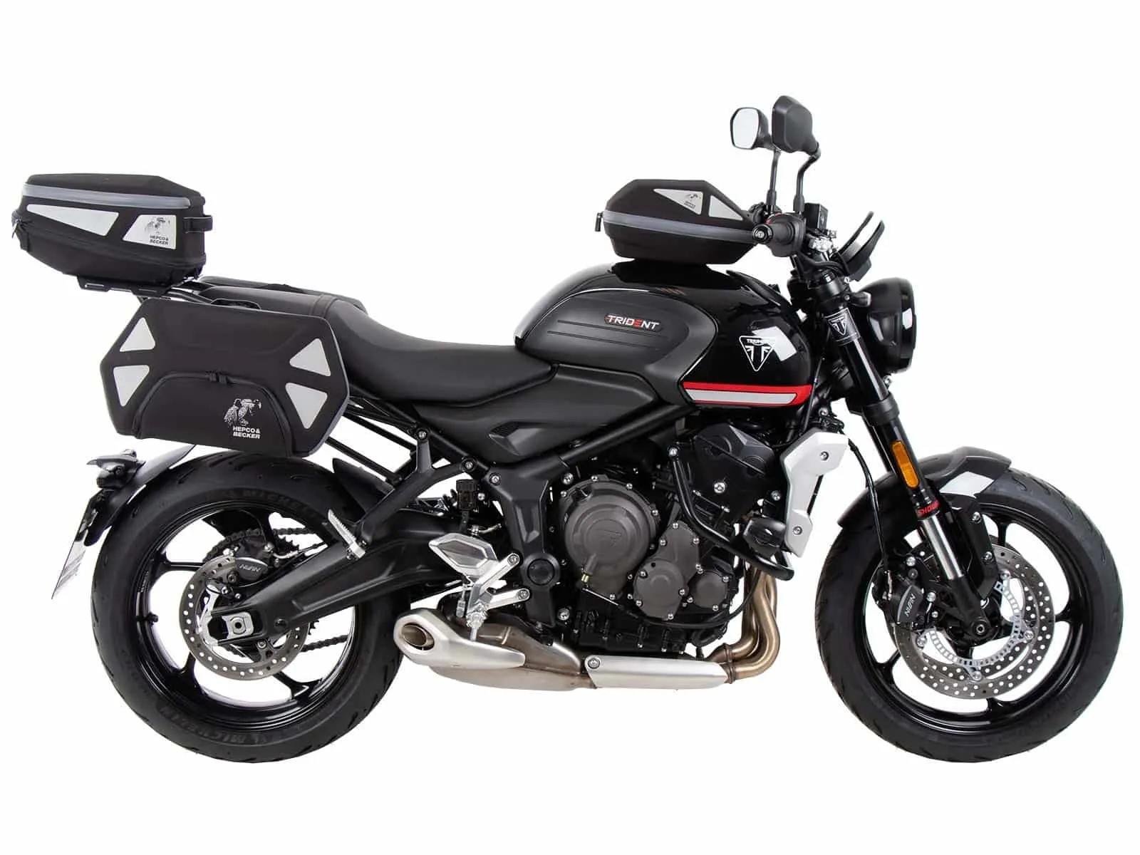 C-Bow side carrier black for Triumph Trident 660 (2021-2024)
