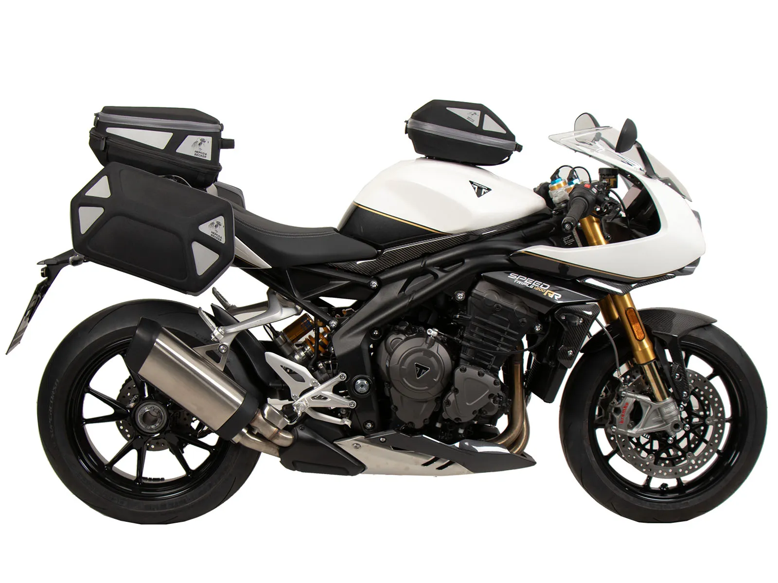 C-Bow side carrier black for Triumph Speed Triple 1200 RS/RR (2021-)