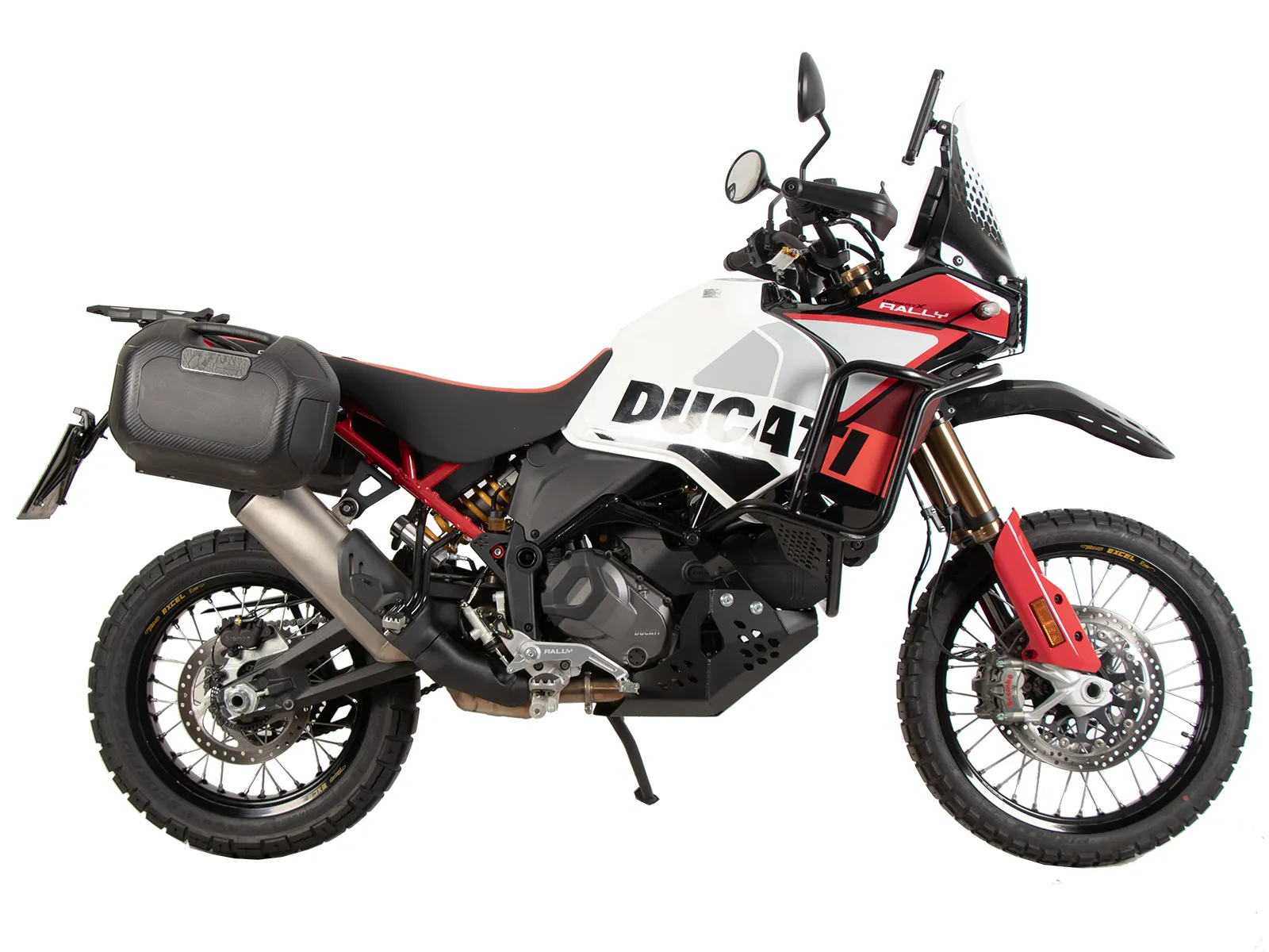 C-Bow side carrier black for Ducati DesertX Rally (2024-)
