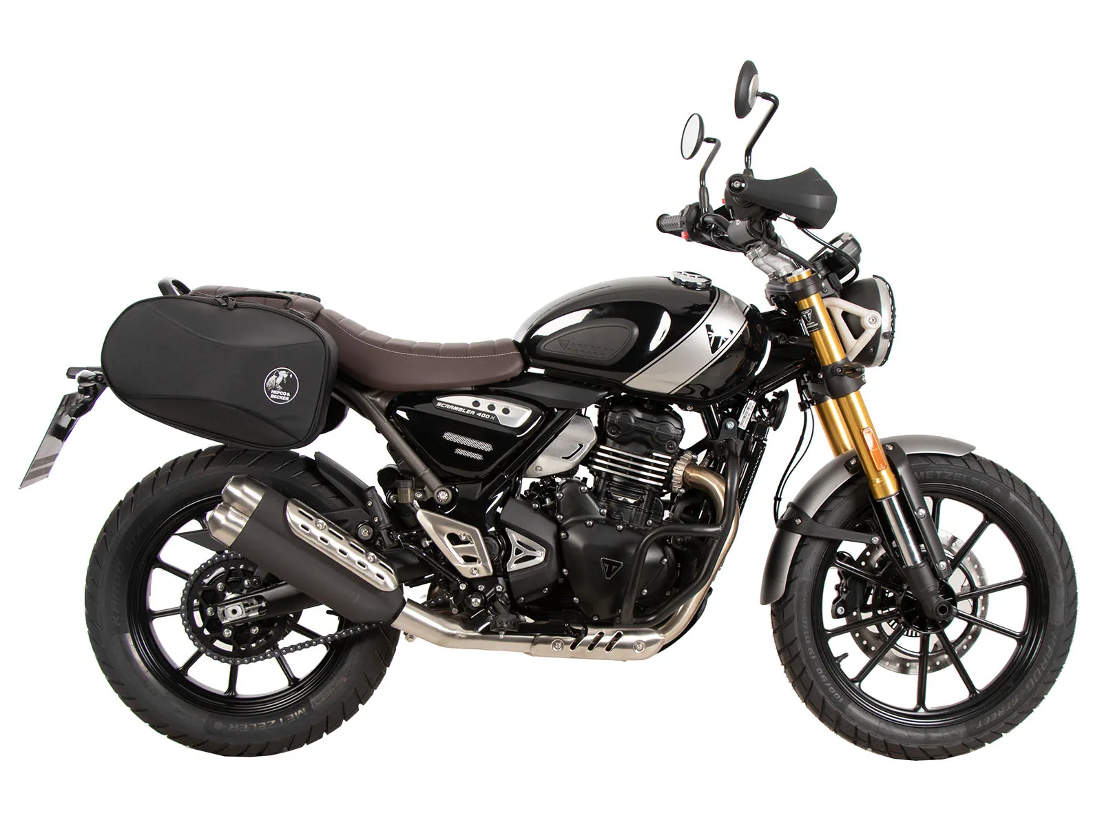 C-Bow side carrier black for Triumph Scrambler 400 X (2024-)
