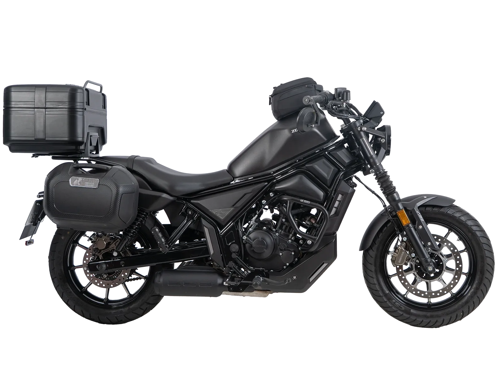 C-Bow side carrier black for Zontes 125-C2 (2025-)