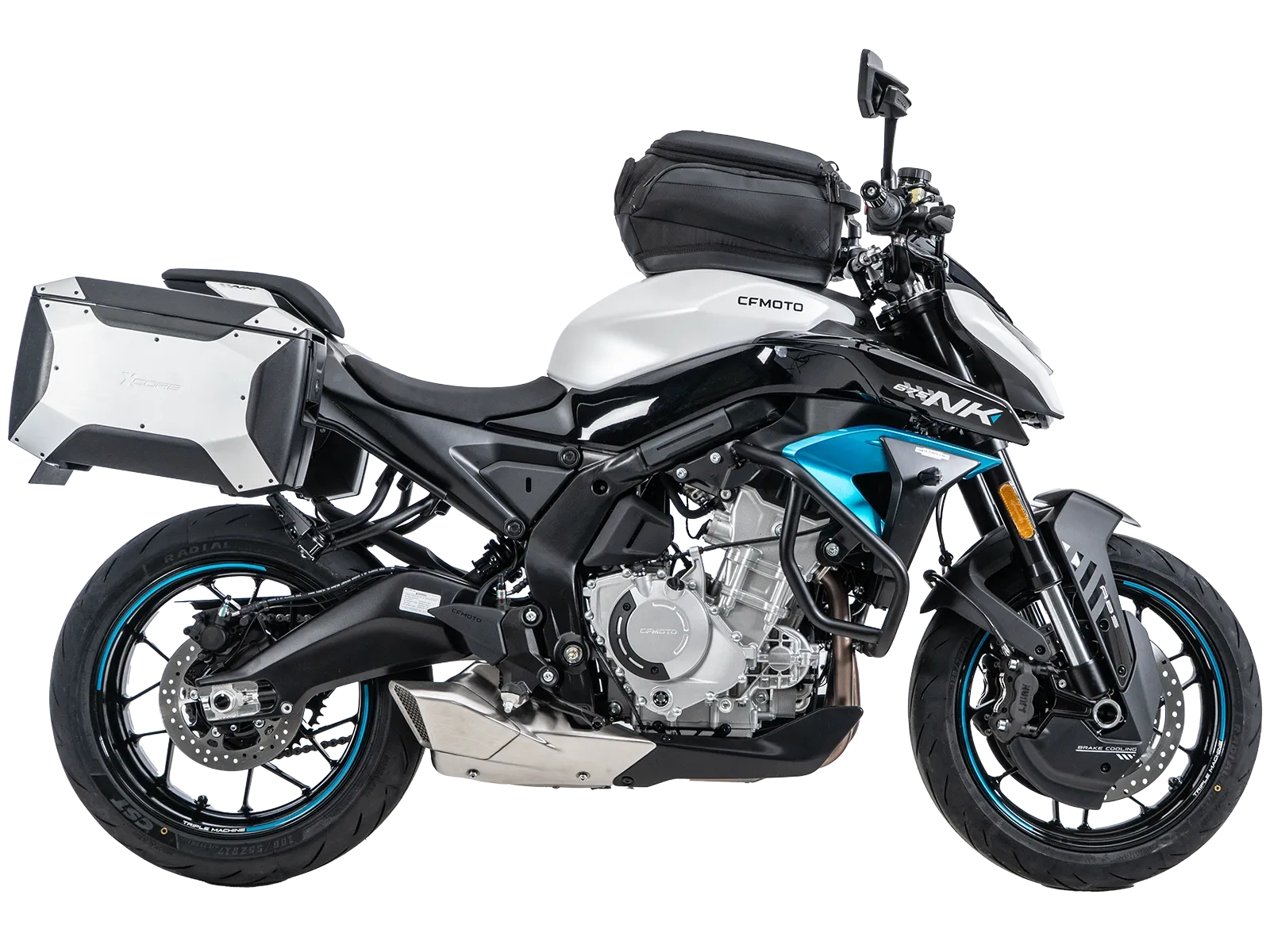 C-Bow side carrier black for CF MOTO 675 NK (2025-)