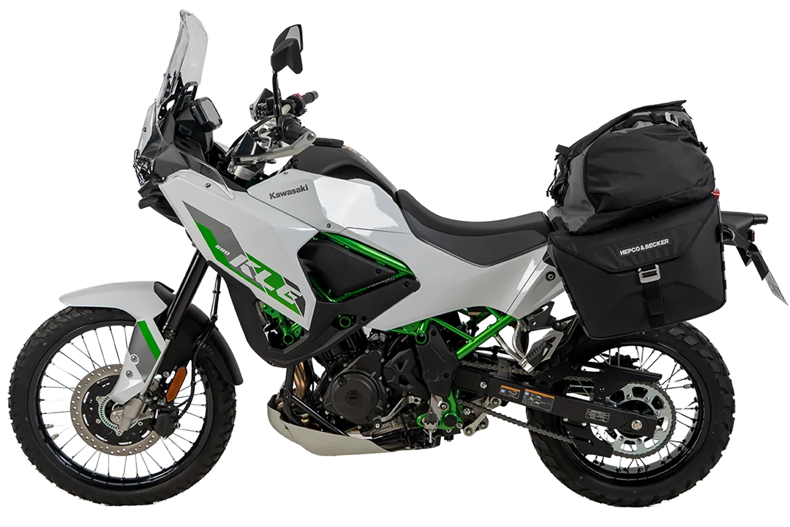 C-Bow side carrier one-sided left - black for Kawasaki KLE 500 / SE (2026-)