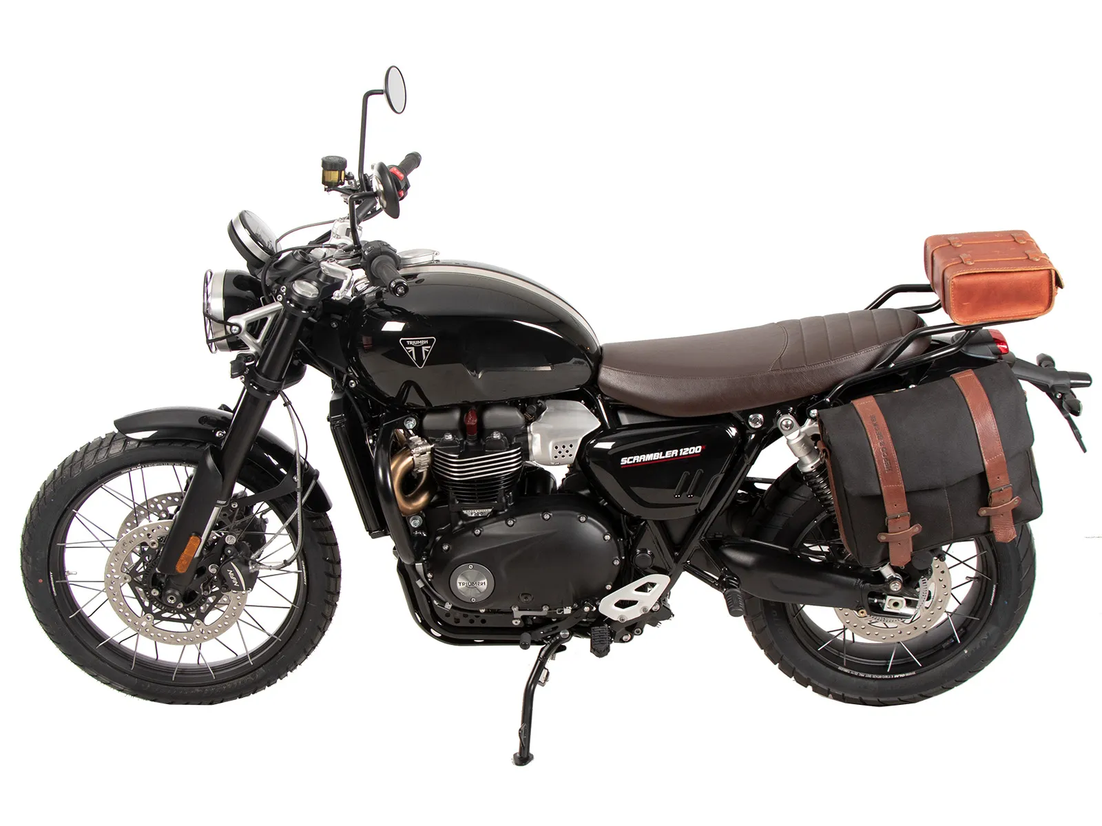 C-Bow side carrier one-sided left black for Triumph Scrambler 1200 X (2024-)