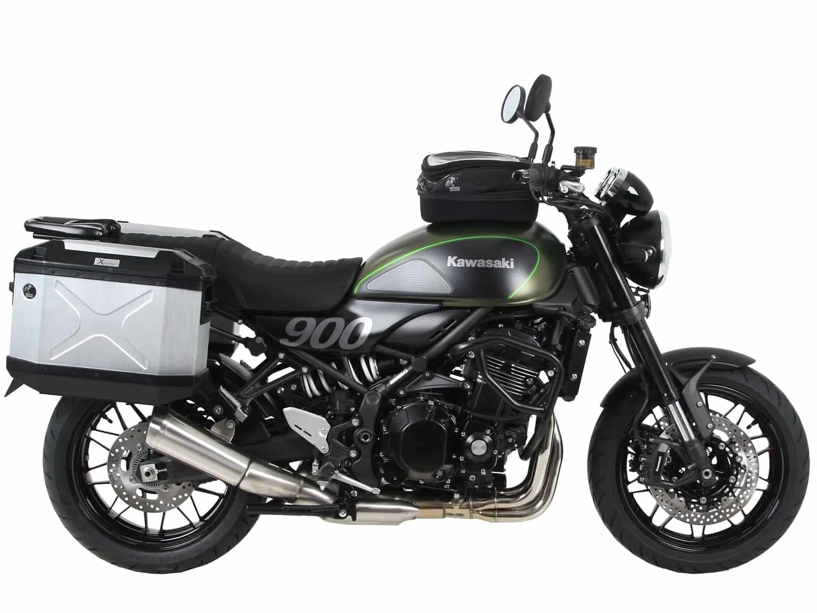 Lock-it black side case carrier for Kawasaki Z 900 RS/Cafe (2018-2025)