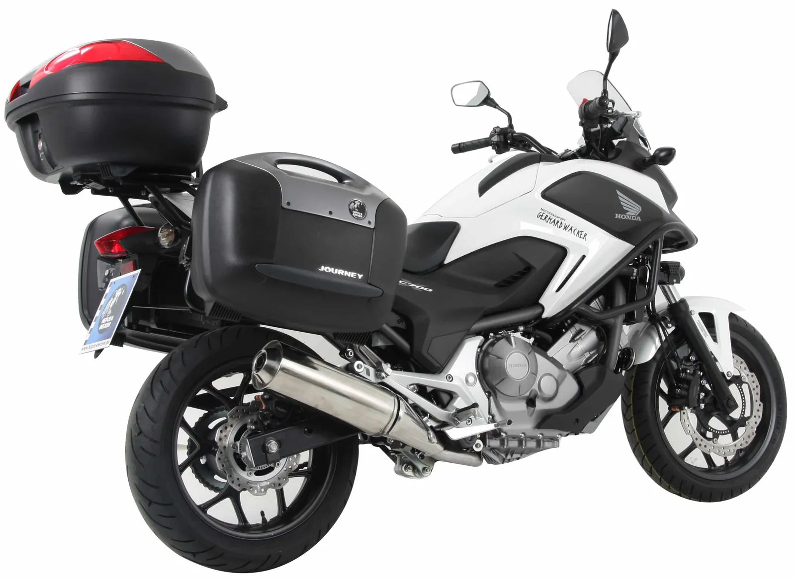 Side case carrier Lock-it black for Honda NC 700 X (2012-2013)/750 X/DCT (2014-2020)