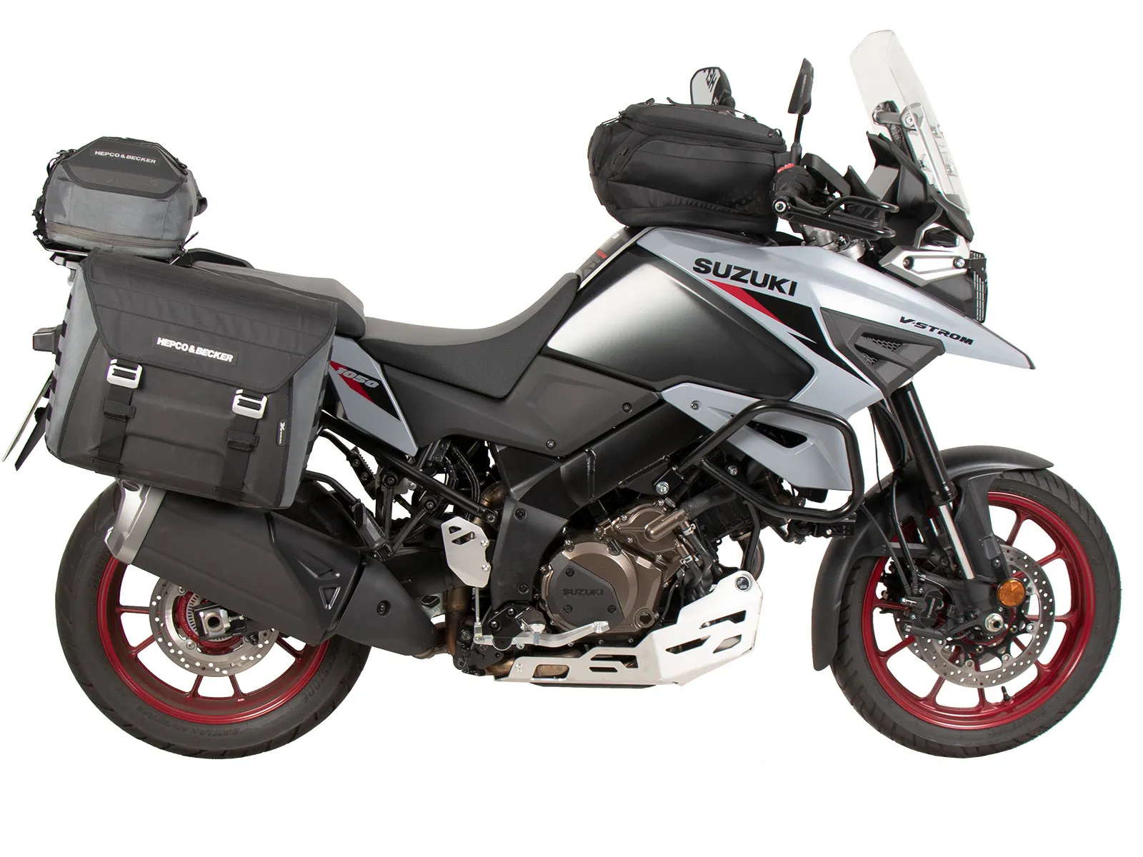 Side case carrier fixed black for Suzuki V- Strom 1050 (2023-)