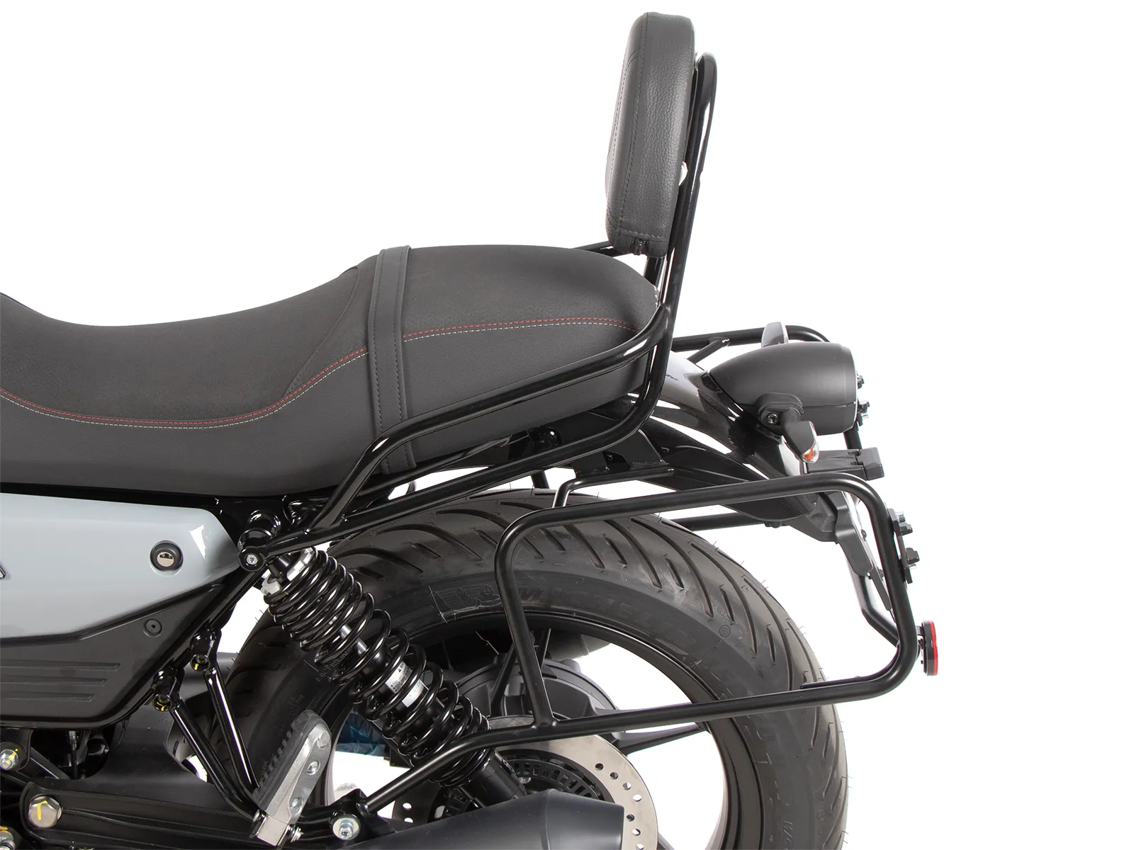 Side case carrier fixed black for Moto Guzzi V7 Sport (2025-)