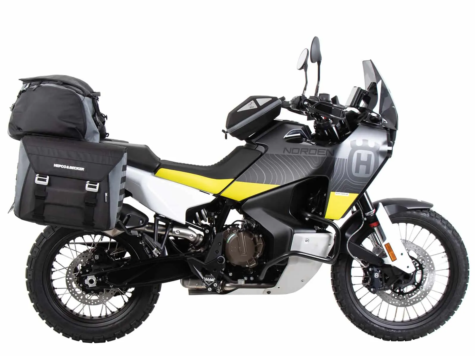 Side case carrier fixed black for Husqvarna Norden 901 / Expedition (2022-)