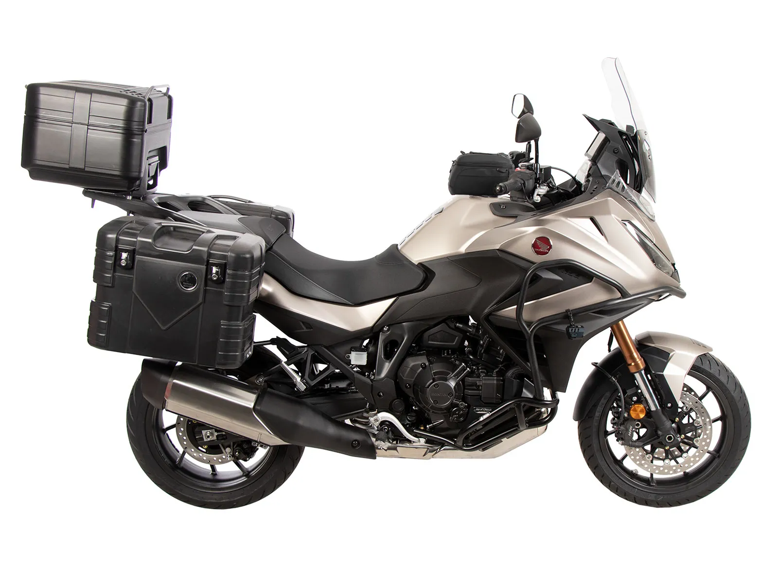 Alurack top case carrier black for combination with original luggage rack black for Honda NT 1100 / DCT / ES (2025-)