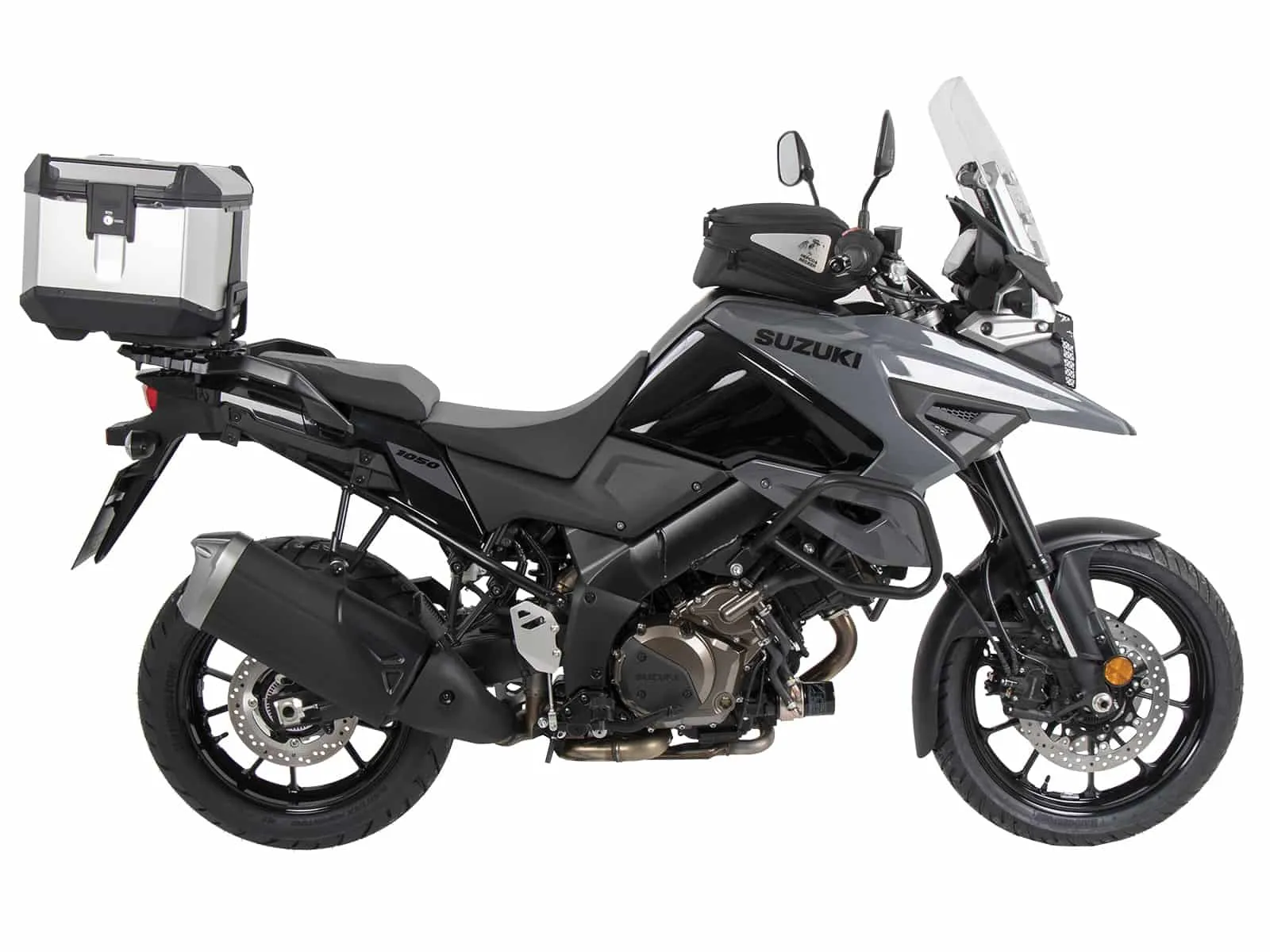 Easyrack top case carrier for combination with original luggage rack black for Suzuki V-Strom 1050 / XT (2020-2022)