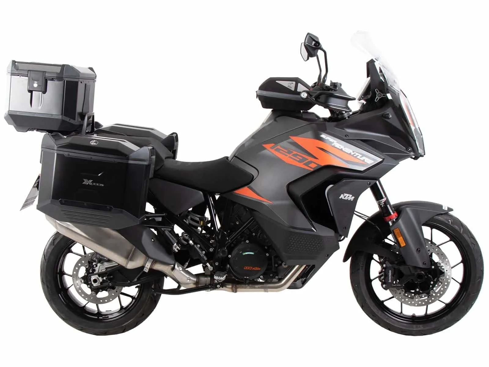Easyrack top case carrier for combination with original bridge black for KTM 1290 Super Adventure S/R (2021-2024)