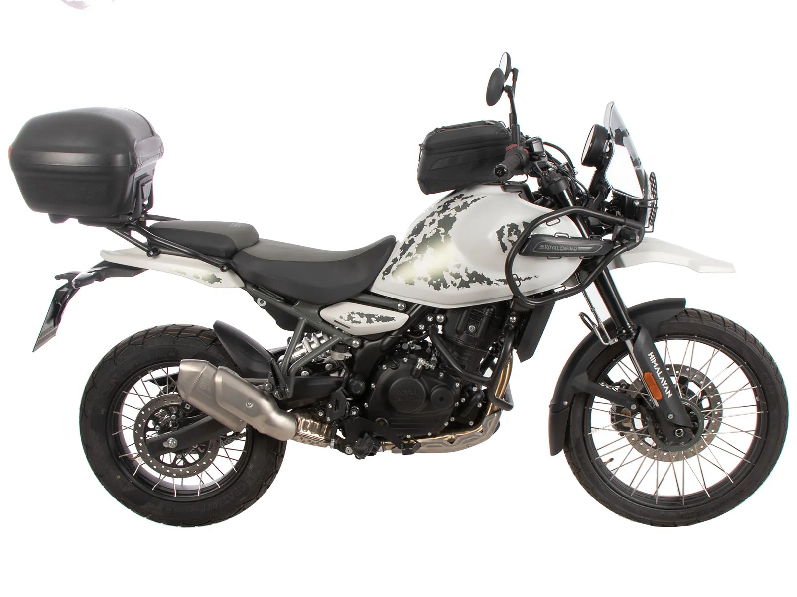 Easyrack top case carrier black for combination with original luggage rack for Royal Enfiel Himalayan 450 (2024-)