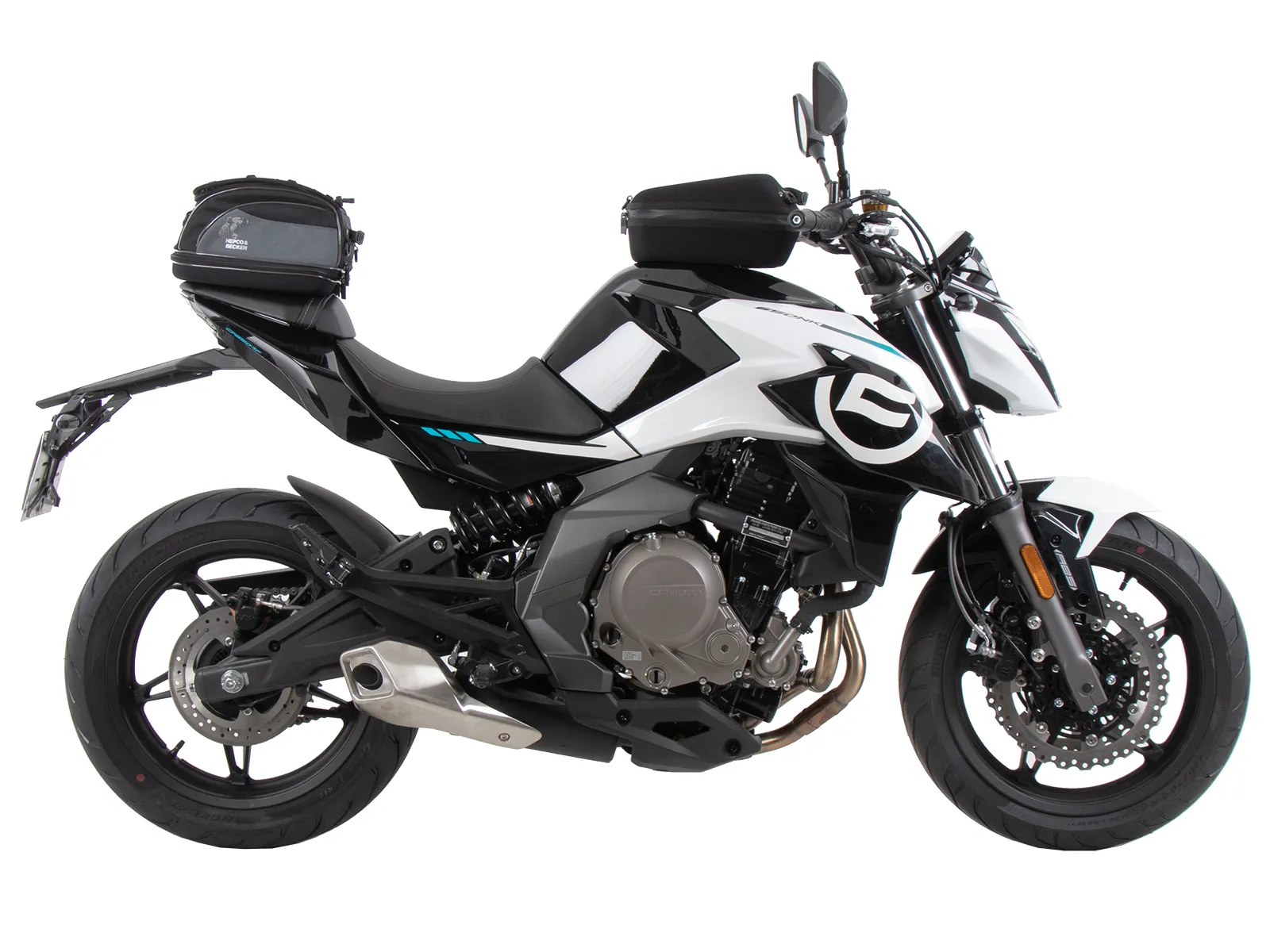 BASIC tank ring incl. tank bag lock unit for CF MOTO 650 NK (2016-2024)