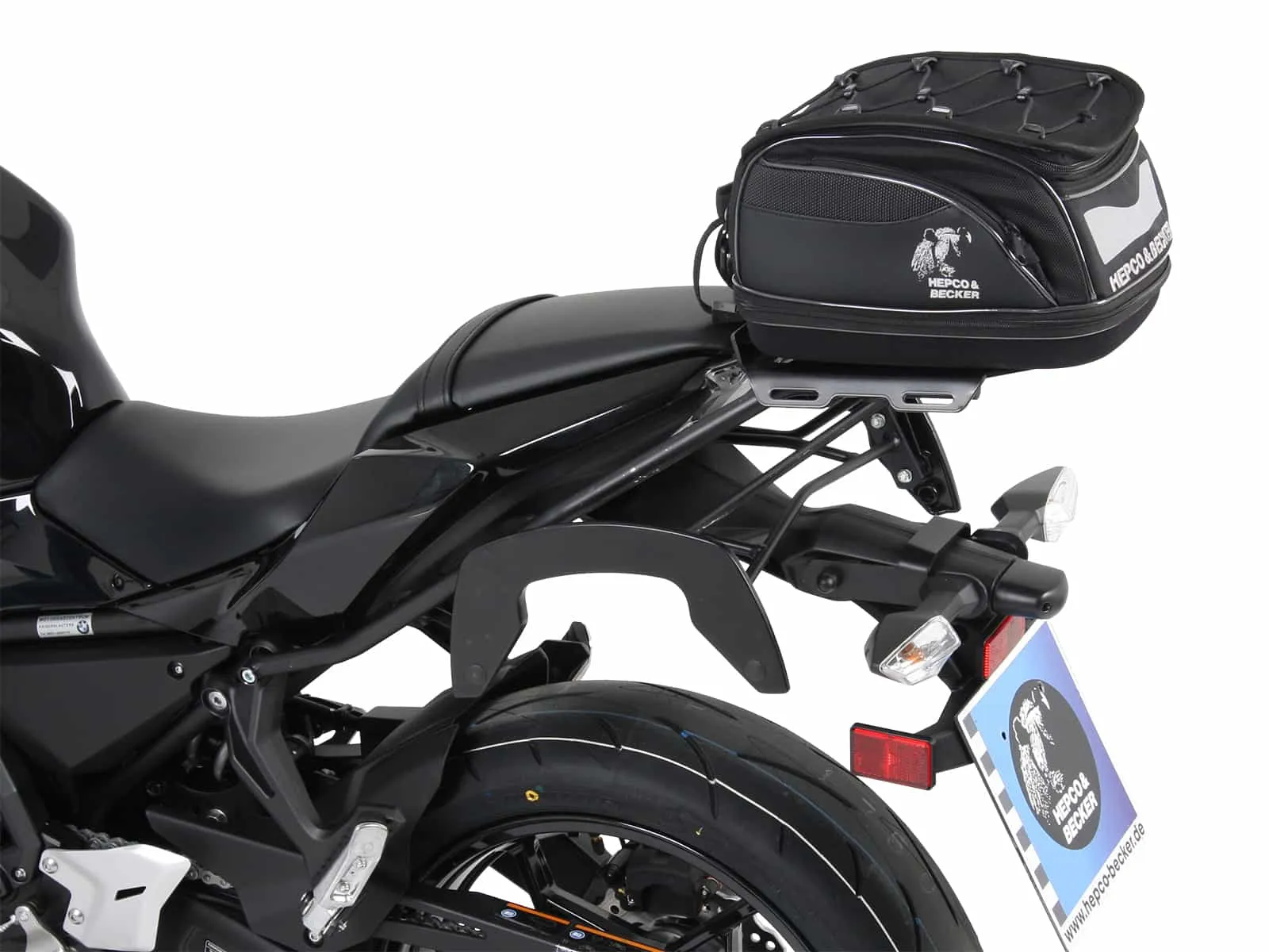 C-Bow side carrier black for Kawasaki Ninja 650 (2017-)