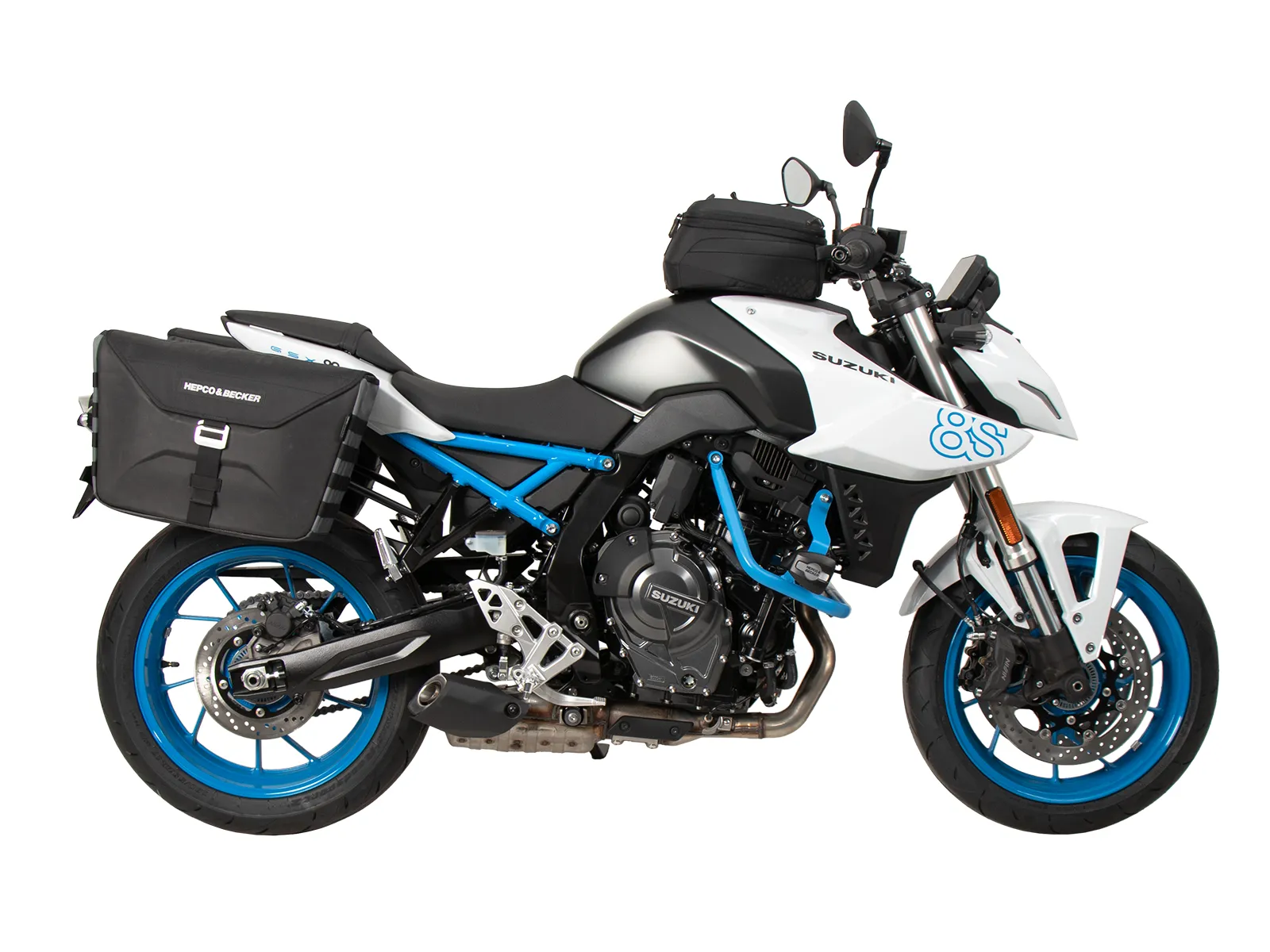 C-Bow side carrier black for Suzuki GSX-8S (2023-)