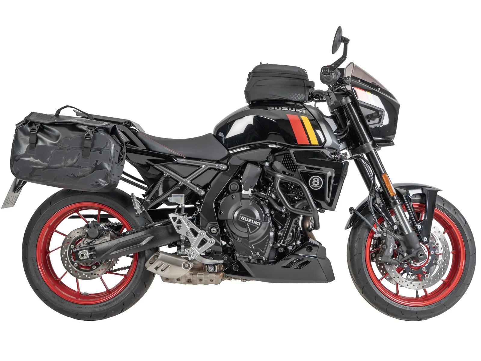 C-Bow side carrier black for Suzuki GSX-8TT (2025-)