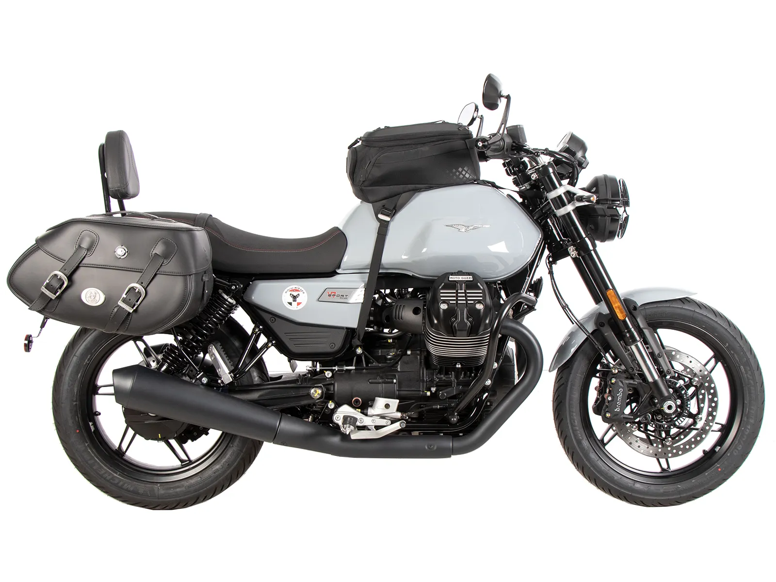 C-Bow side carrier black for Moto Guzzi V7 Sport (2025-)