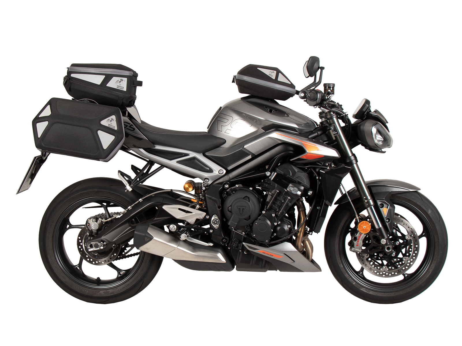 C-Bow side carrier black for Triumph Street Triple 765 S/R/RS/R Low/Moto2 (2017-)