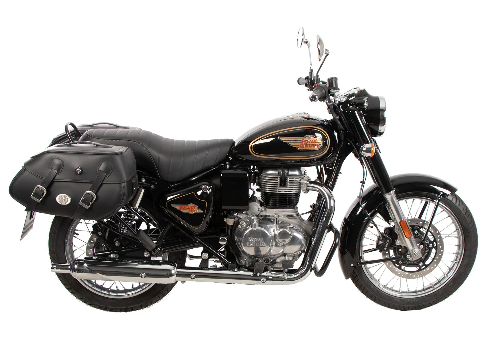 C-Bow side carrier black for Royal Enfield Bullet 350 (2024-)