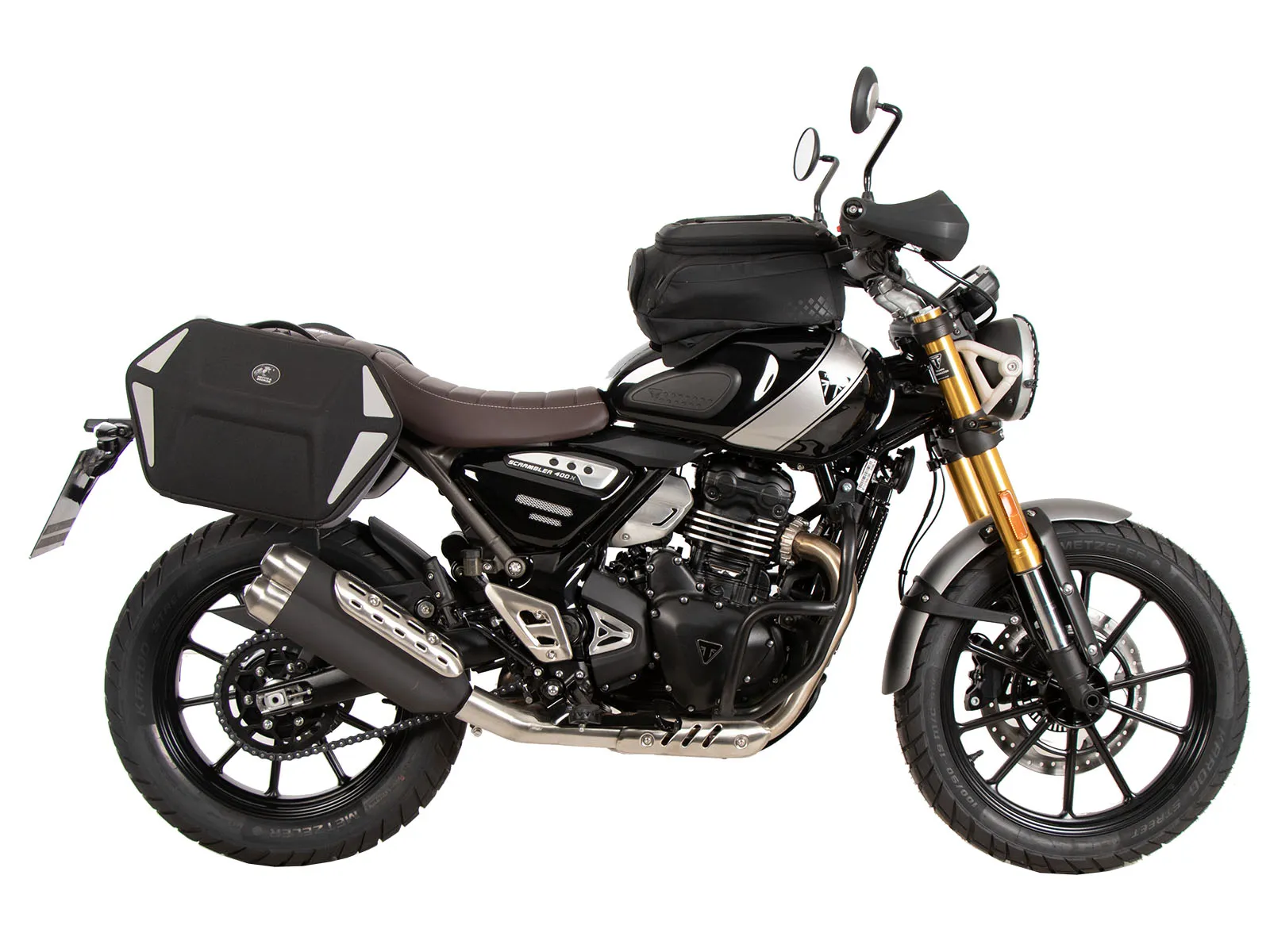C-Bow side carrier black for Triumph Scrambler 400 X (2024-)