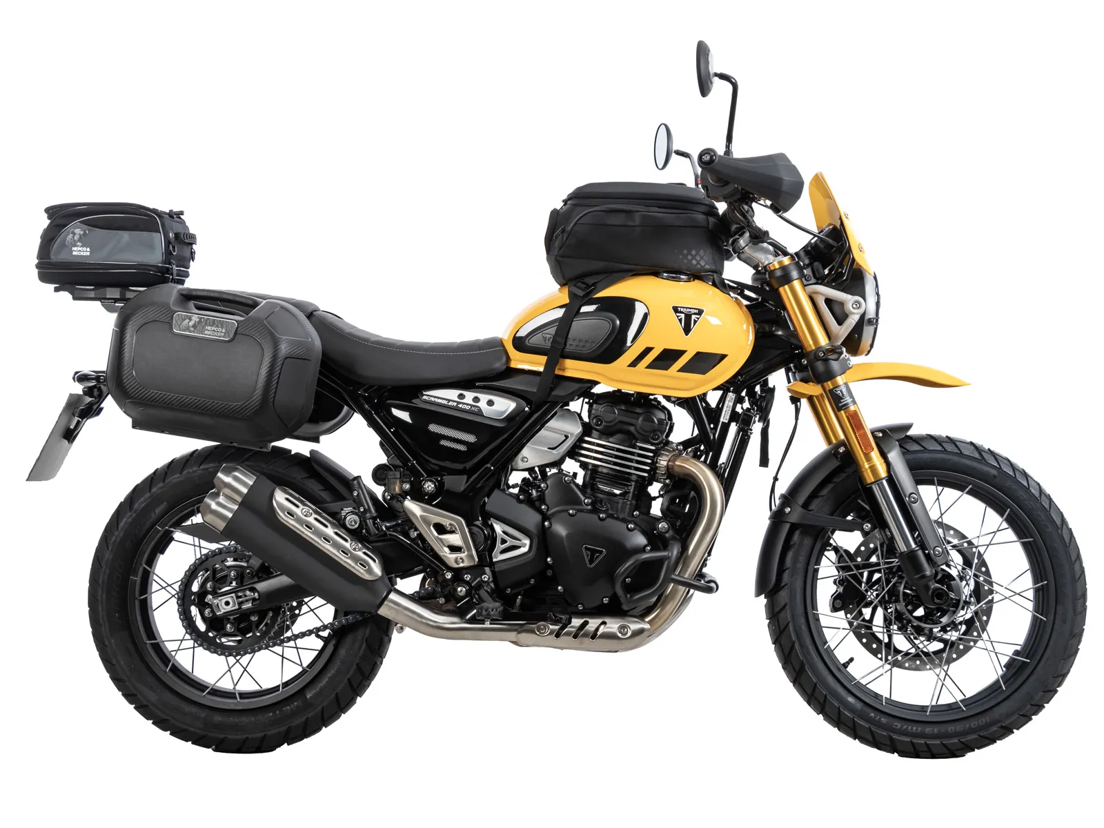 C-Bow side carrier black for Triumph Scrambler 400 XC (2025-)