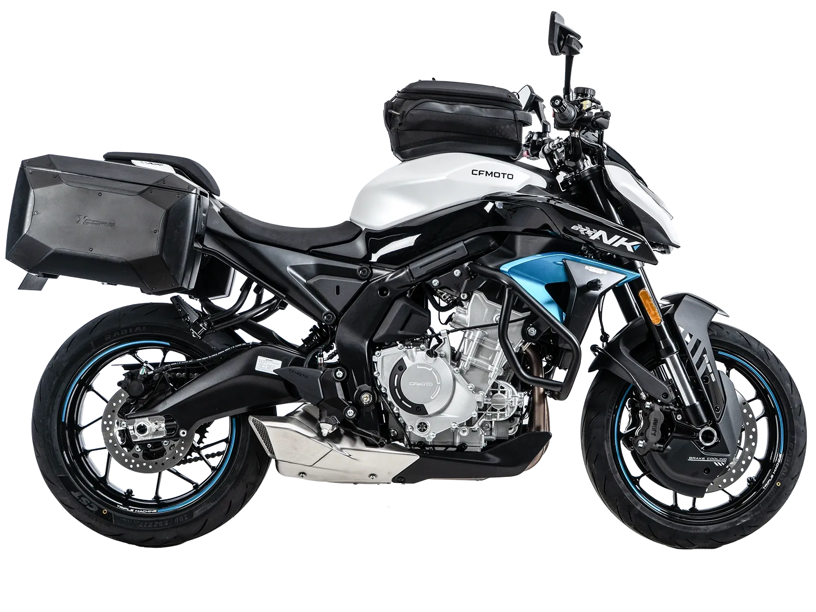 C-Bow side carrier black for CF MOTO 675 NK (2025-)