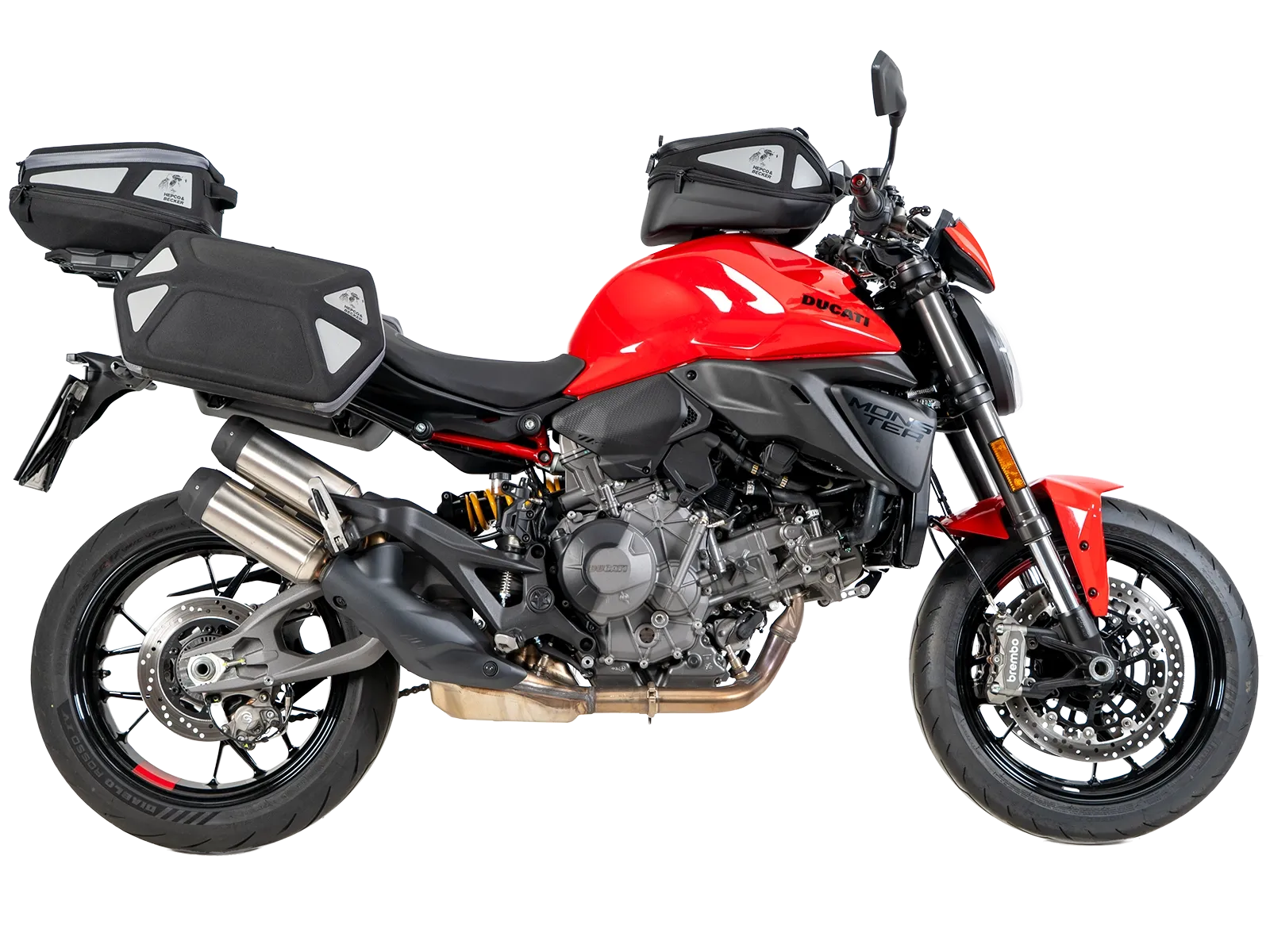 C-Bow side carrier black for Ducati Monster 890 / + (2026-)