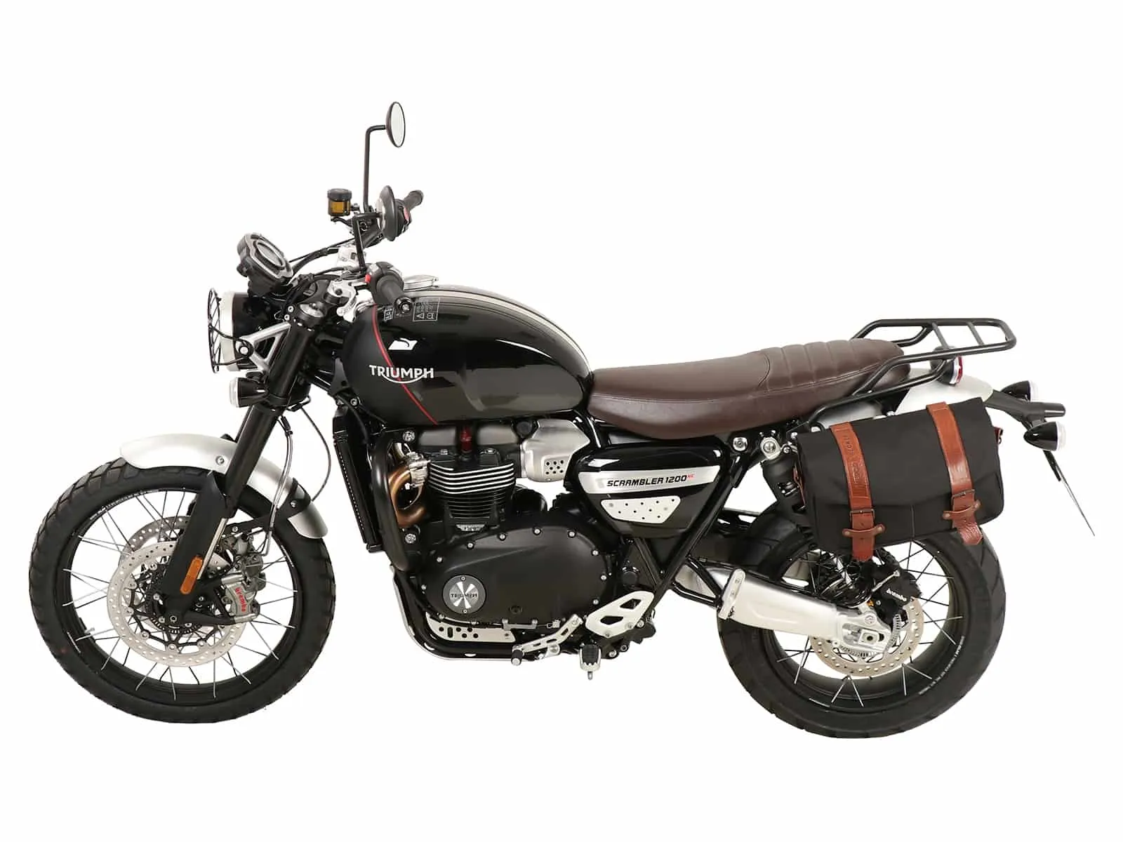 C-Bow side carrier one-sided left black for Triumph Scrambler 1200 XC (2019-2023)