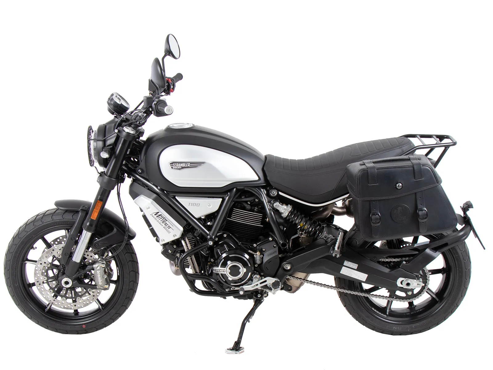 C-Bow side carrier one-sided left black for Ducati Scrambler 1100 Dark Pro/Pro/Sport Pro (2021-2024)