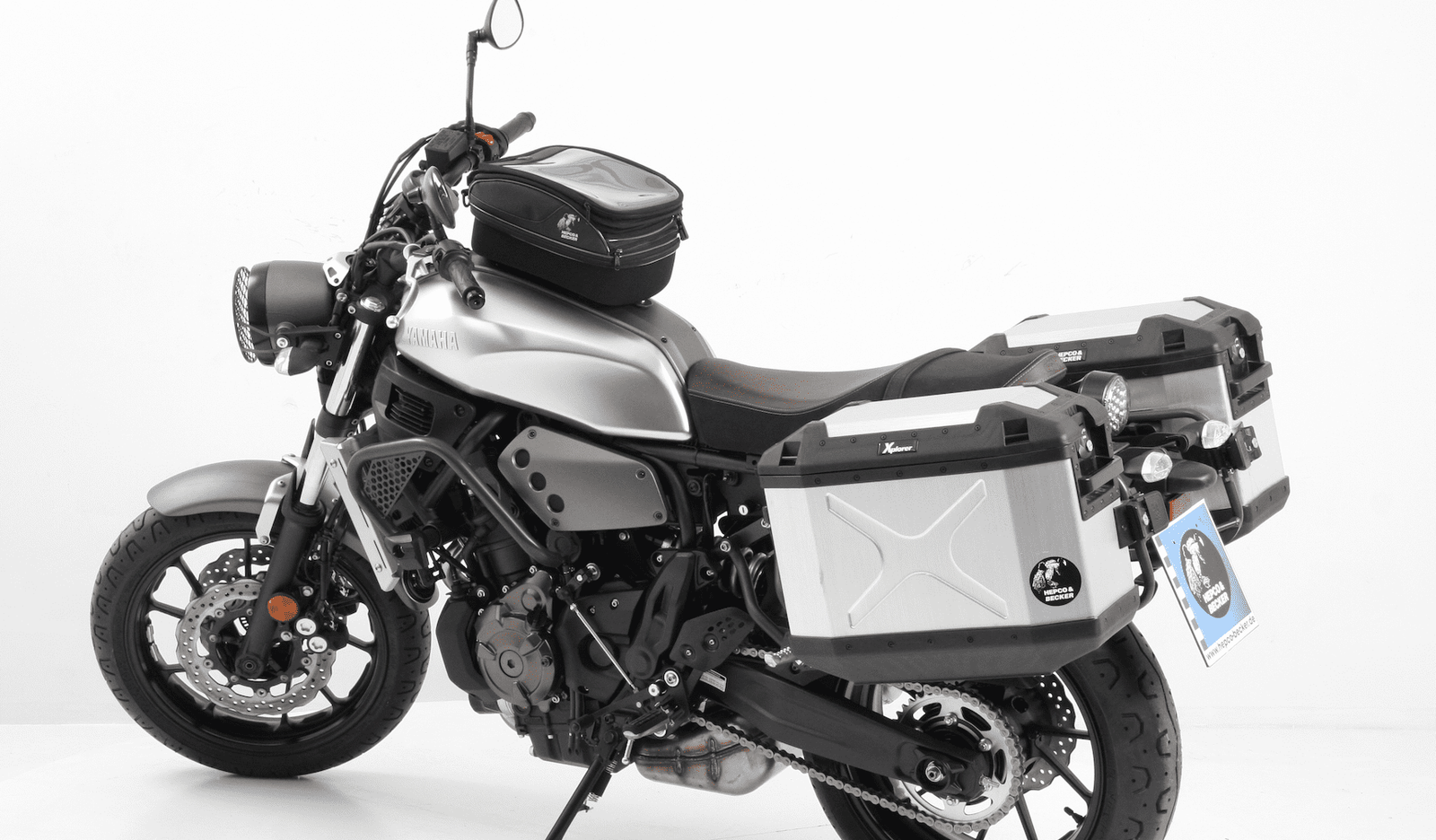 Side case carrier Lock-it anthracite for Yamaha XSR 700 / XTribute (2022-2025)