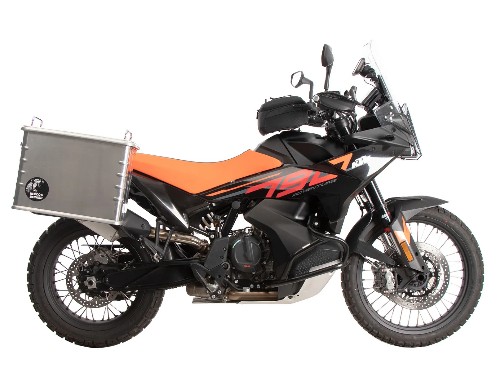 Side case carrier fixed black for KTM 790 Adventure (2024-)