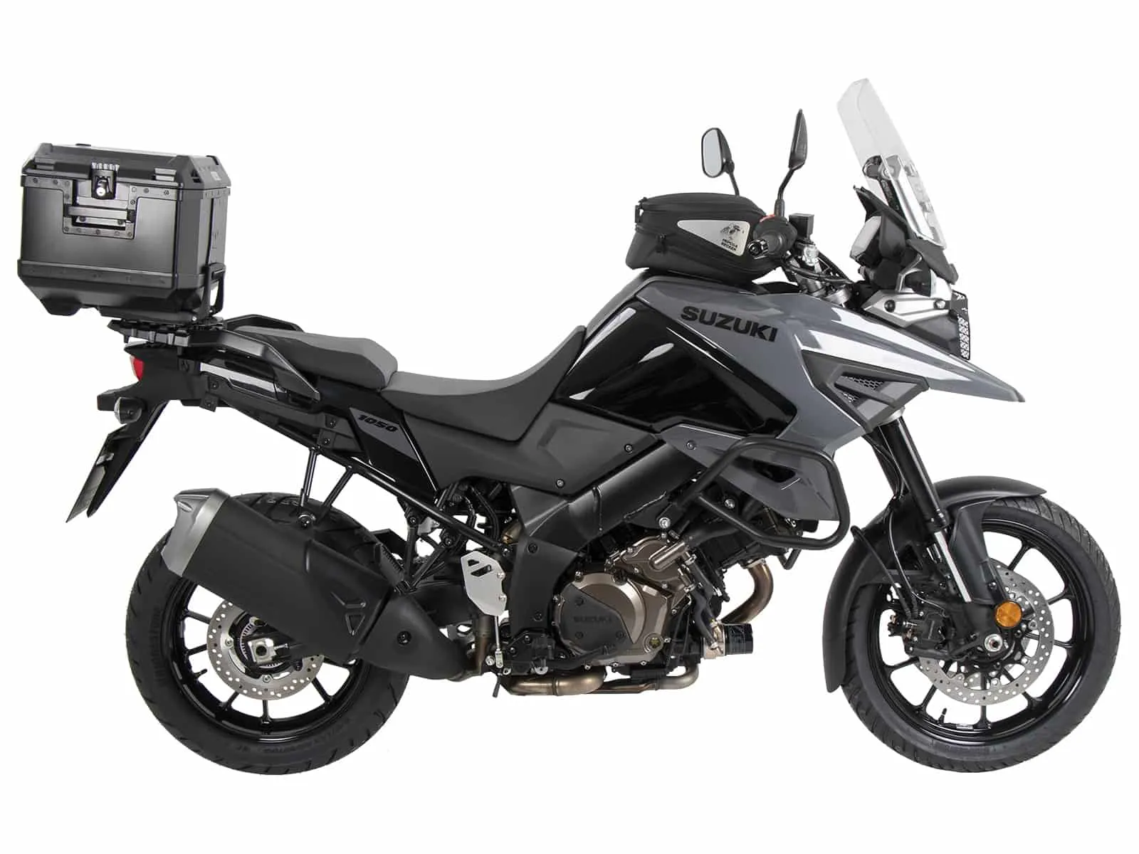 Alurack top case carrier black for combination with original luggage rack for Suzuki V-Strom 1050 / XT (2020-2022)