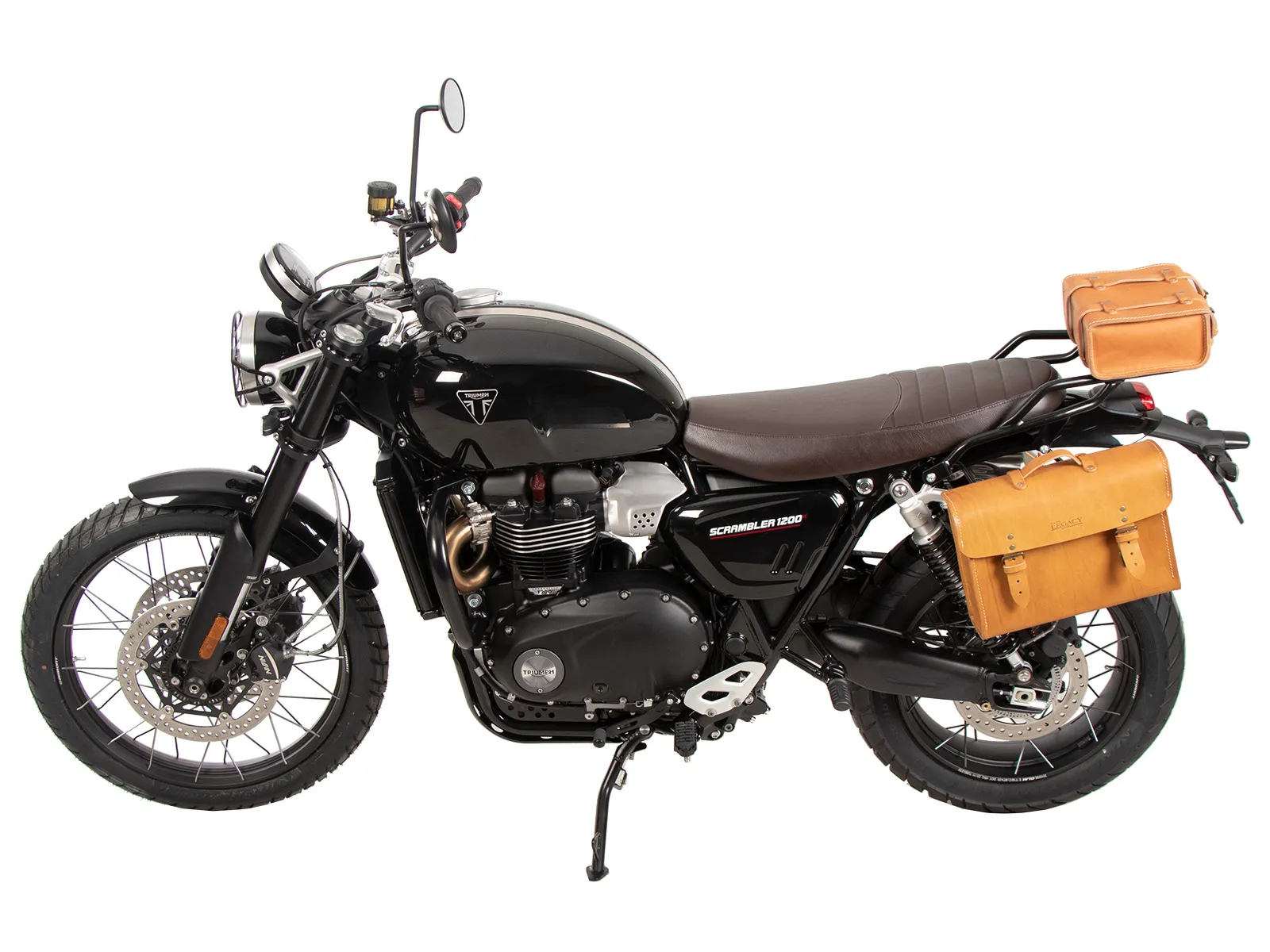 Tubular luggage rack black for Triumph Scrambler 1200 X (2024-)