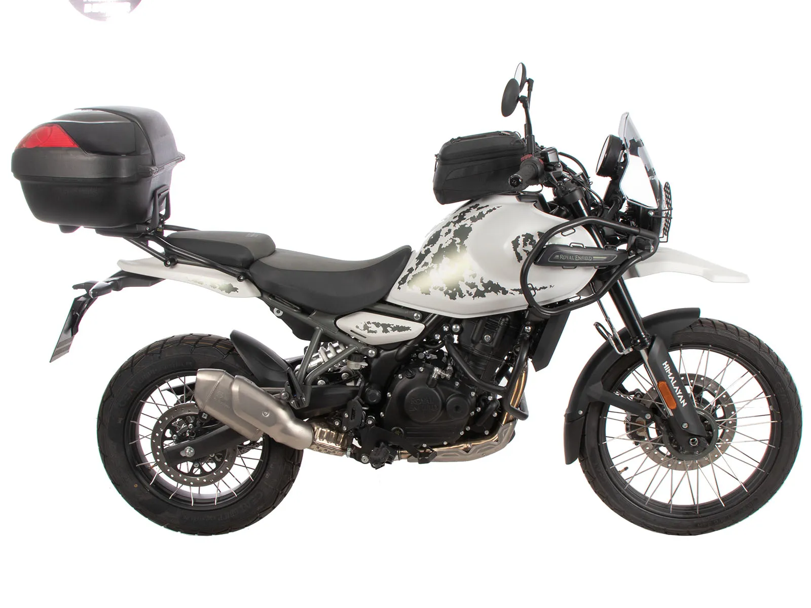 Easyrack top case carrier black for combination with original luggage rack for Royal Enfiel Himalayan 450 (2024-)