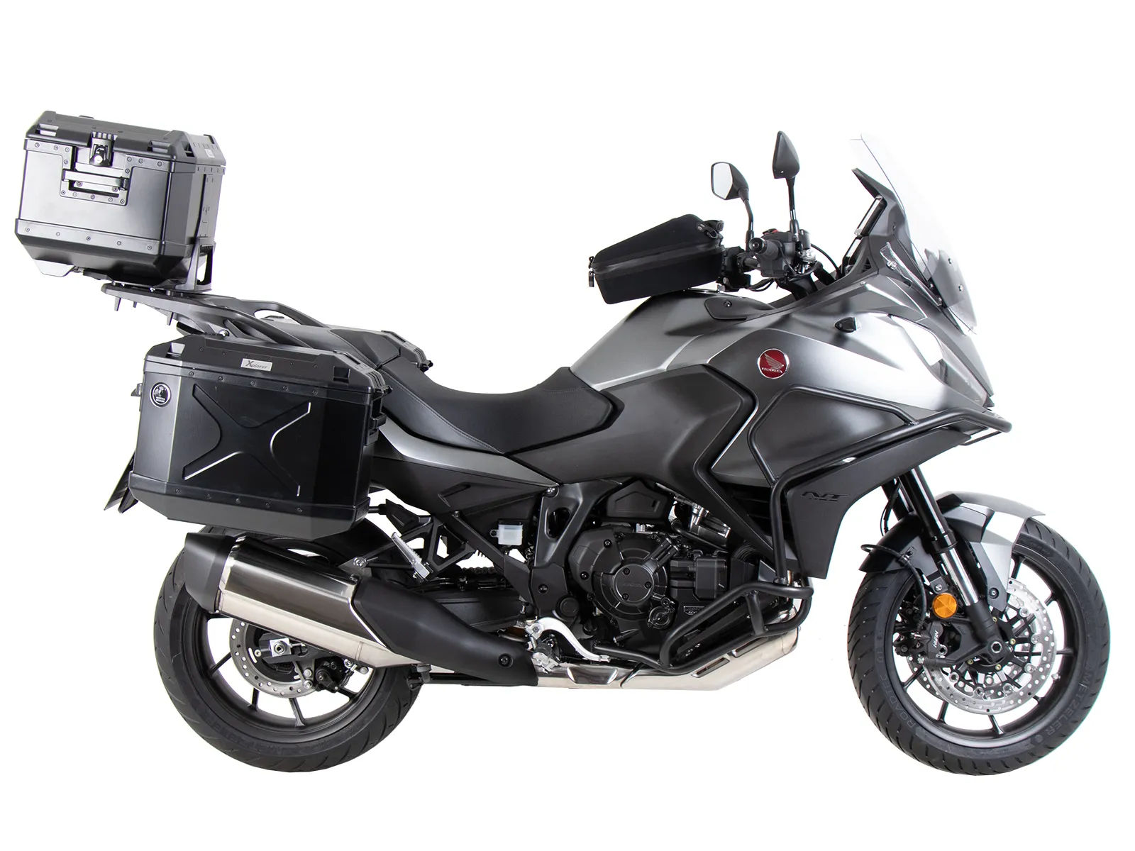 Easyrack top case carrier for combination with original luggage rack black for Honda NT 1100 (2022-2024)