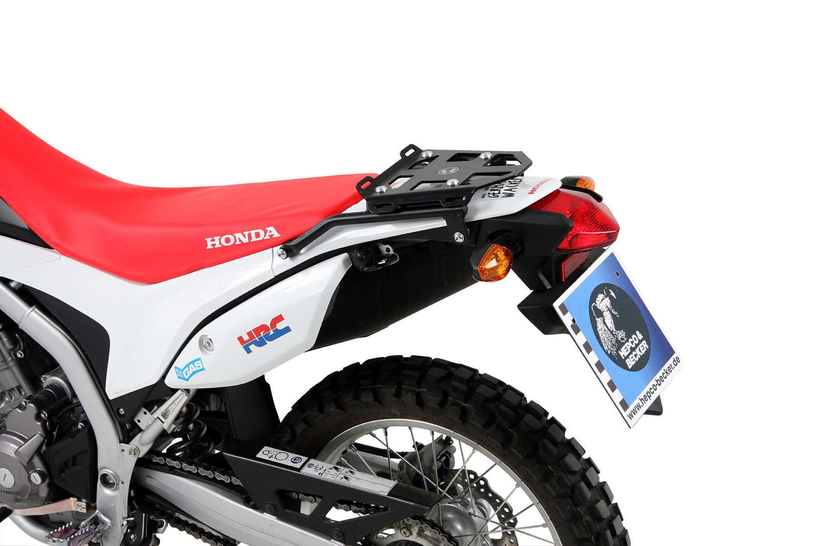 Minirack black Honda CRF 250 L