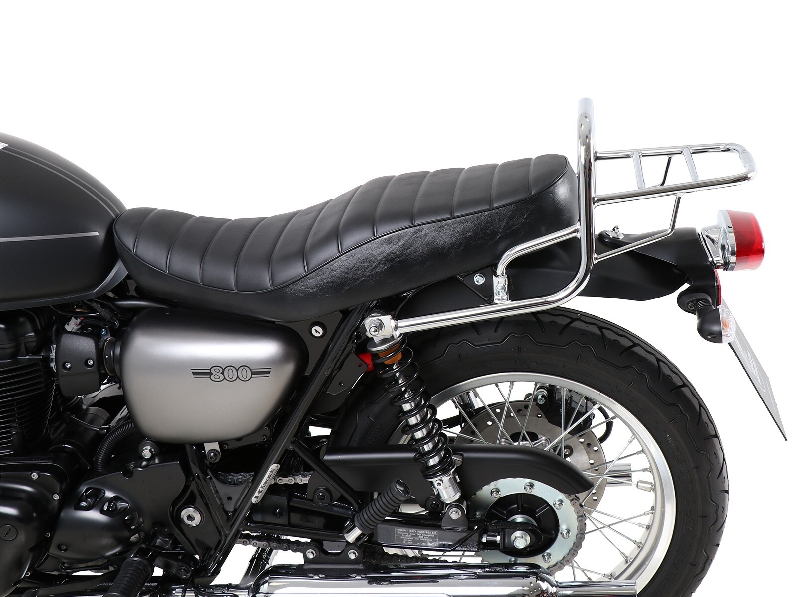 TUBE TOPCASECARRIER – CHROME FOR KAWASAKI W 800 STREET/CAFE (2019-)