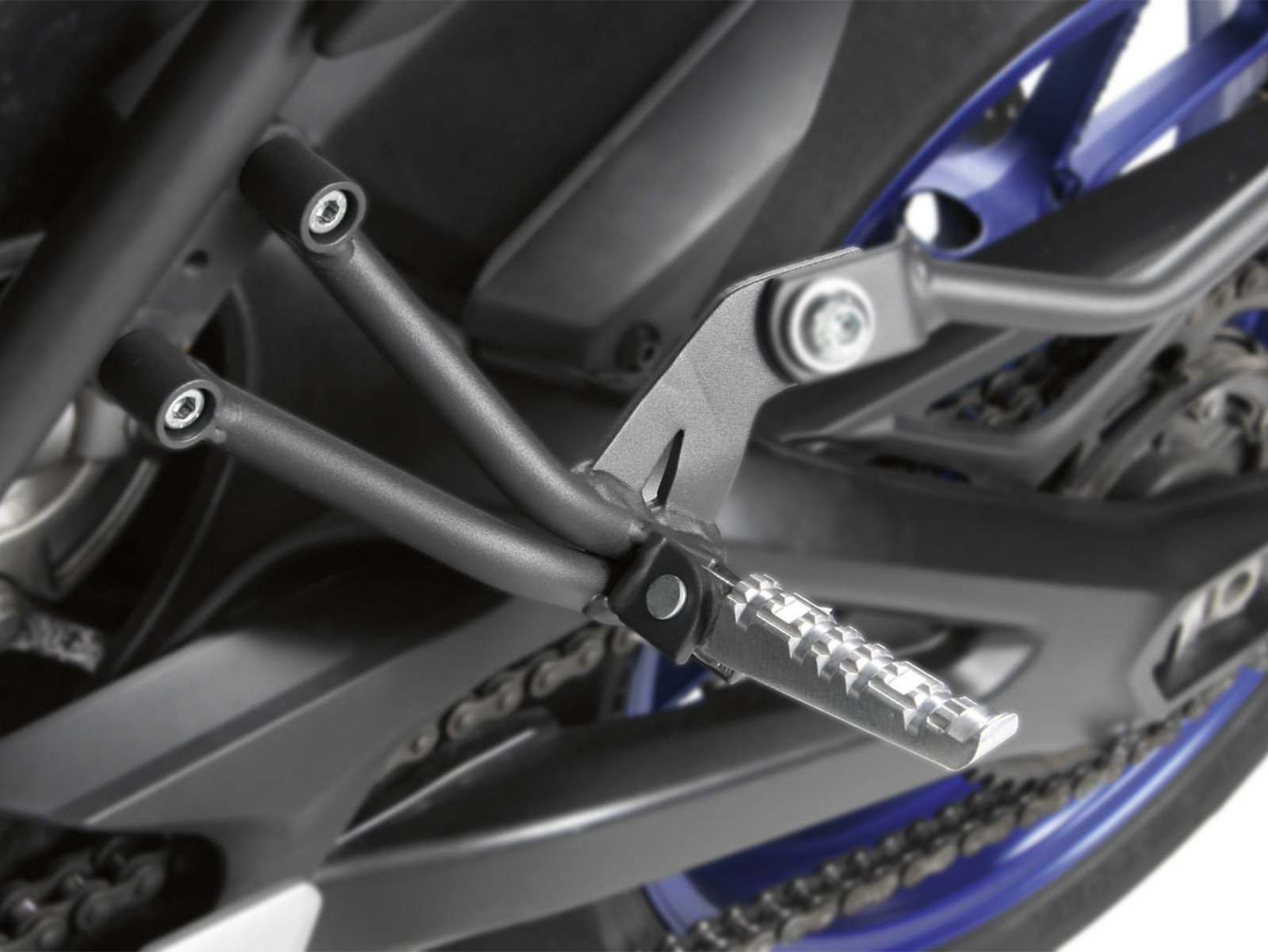 Footrest lowering kit anthracite Yamaha MT09